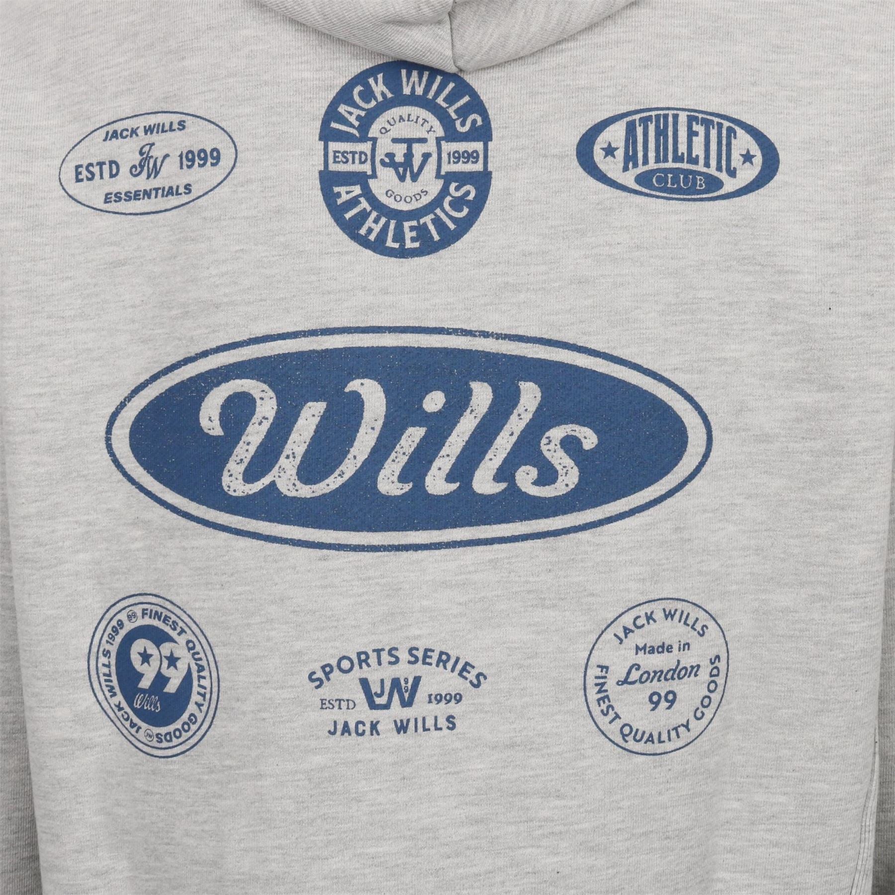 Jack Wills Americano Hooded Neck Long Sleeve Sweatshirt