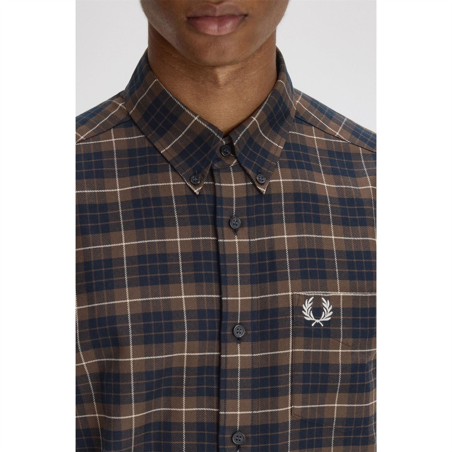 Fred Perry Tartan Long Sleeve Shirt
