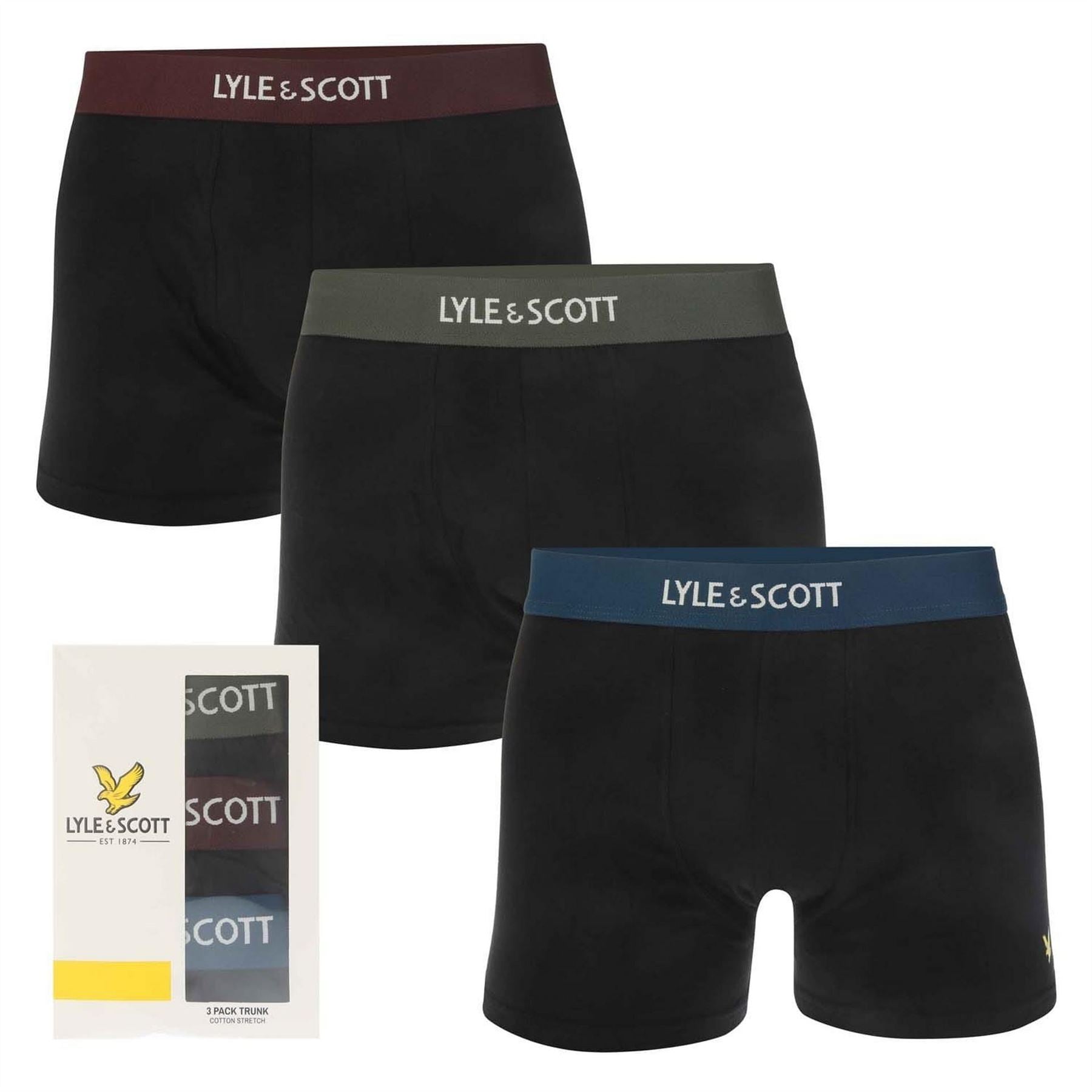 Lyle and Scott 3 Pack Boxer Shorts