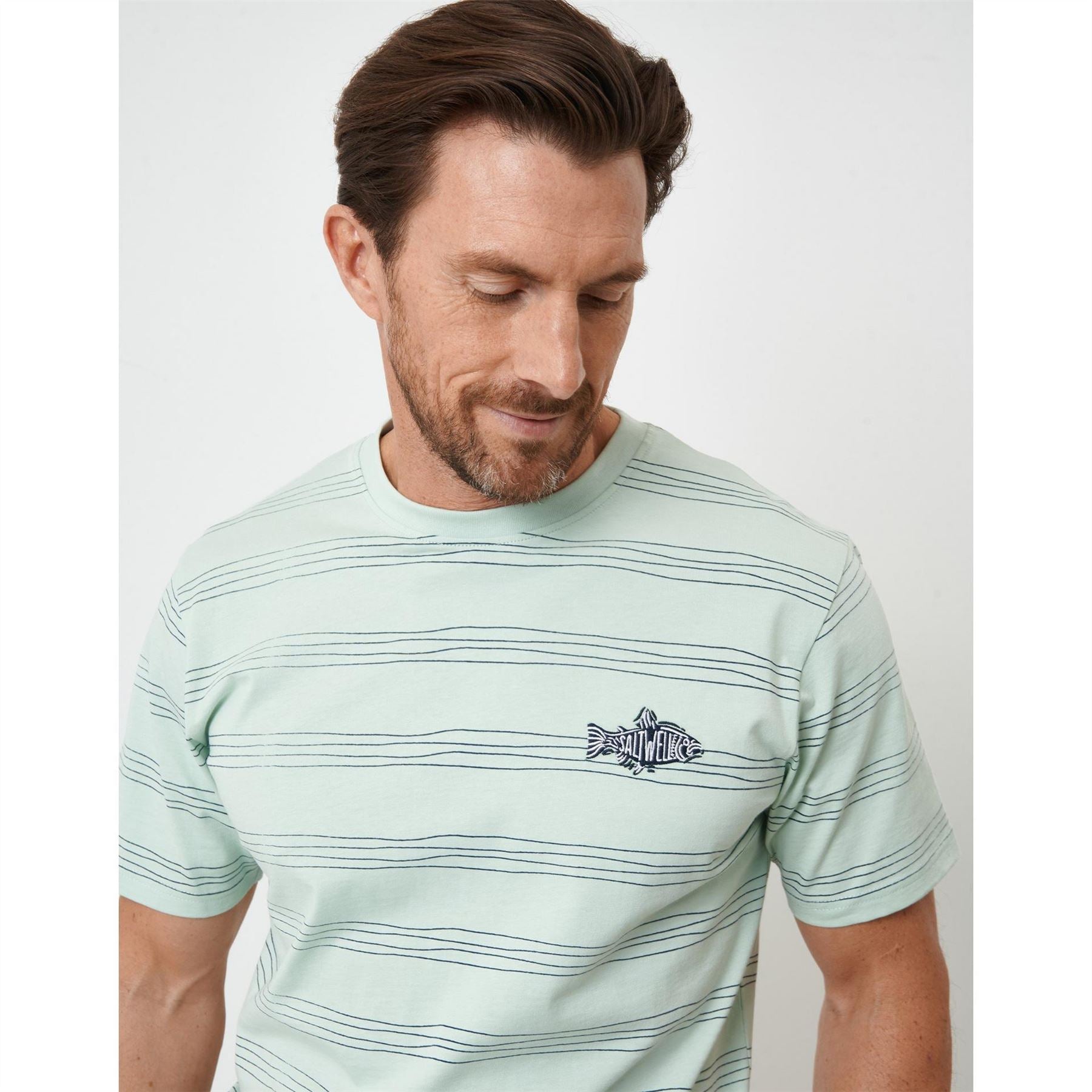 Saltwell Dunbarton Fish Graphic Regular Fit T-Shirt