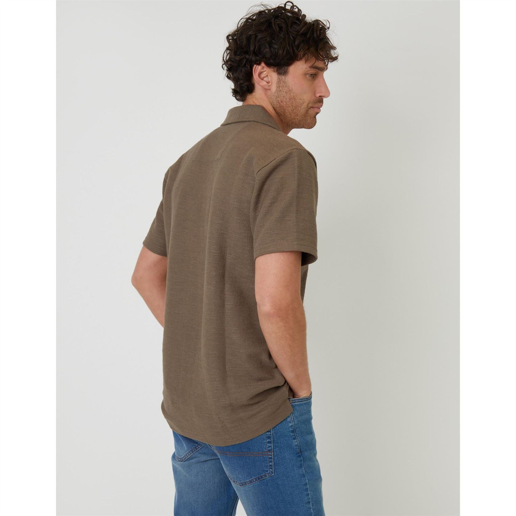 Threadbare Antti Relaxed Fit Short Sleeve Shirt
