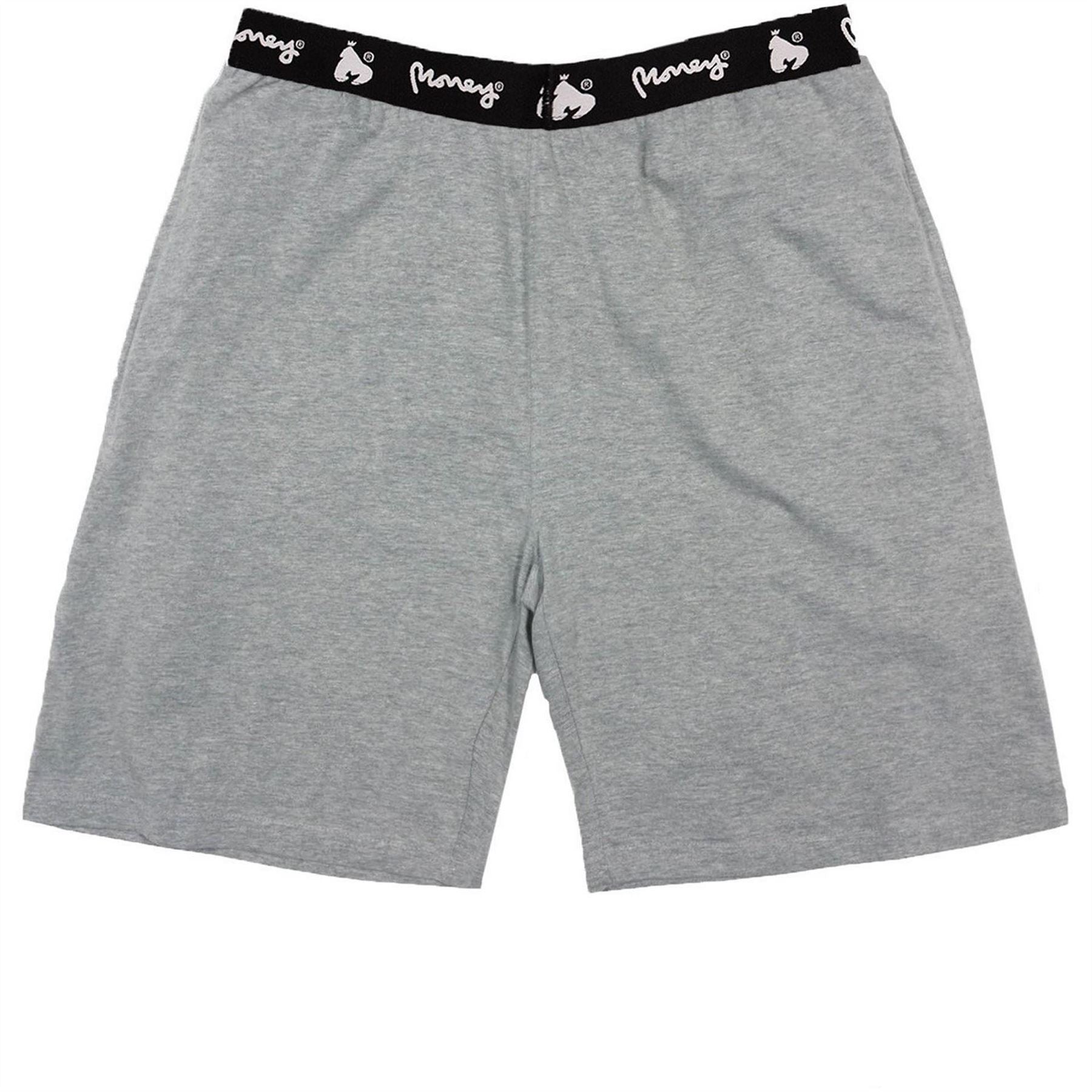 Money Lounger Elasticated Short Twin Set