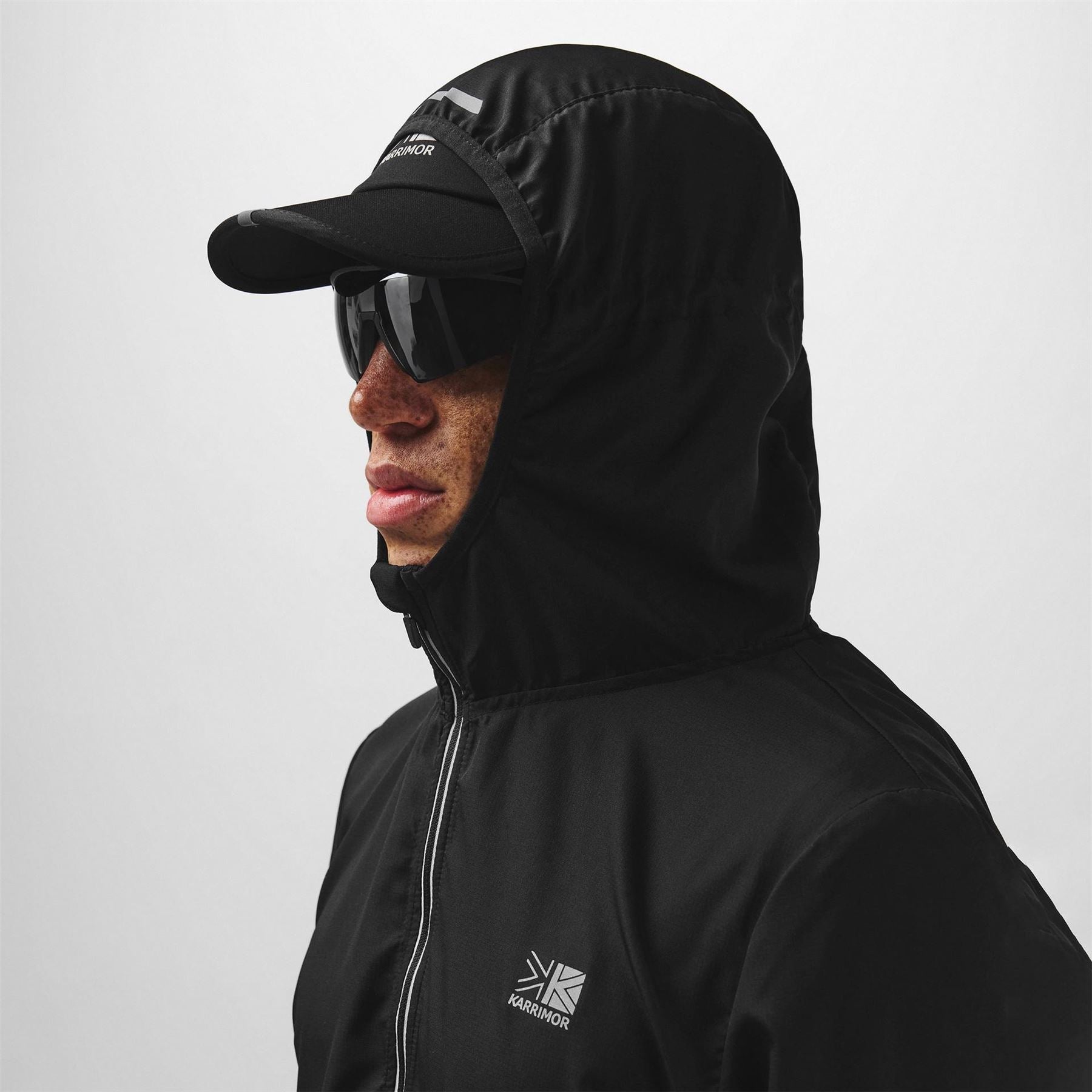 Karrimor  Water Resistant Hooded Long Sleeve Performance Running Jacket