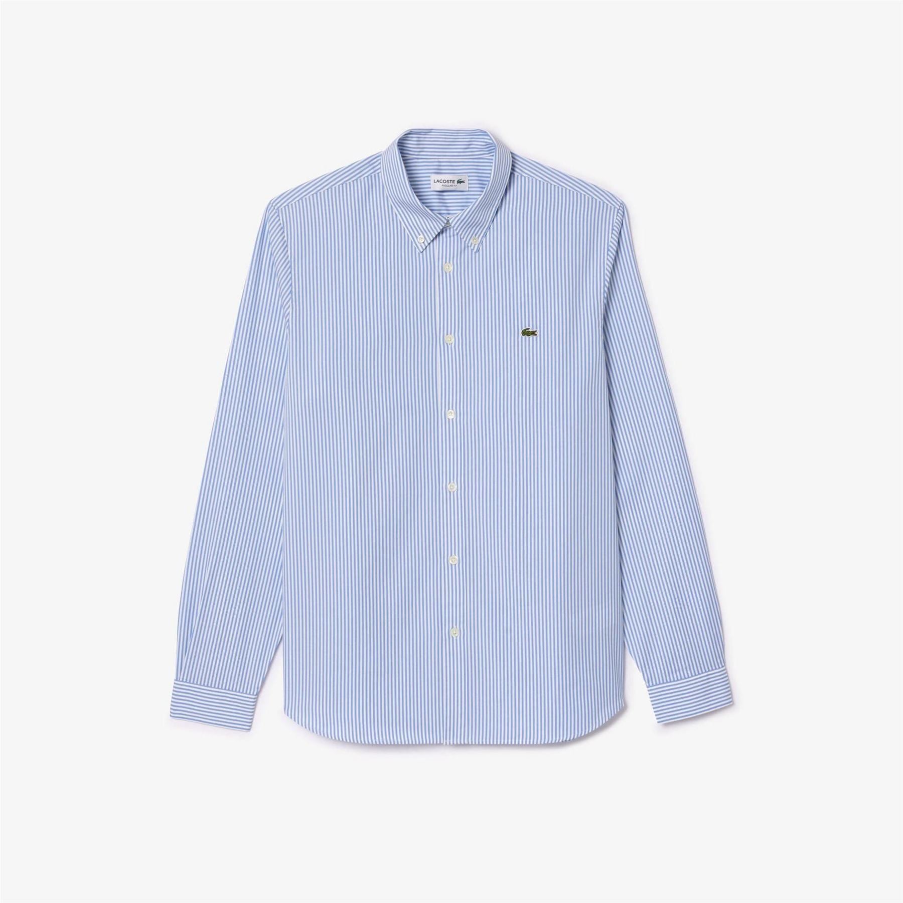Lacoste Fit Striped Cotton Shirt