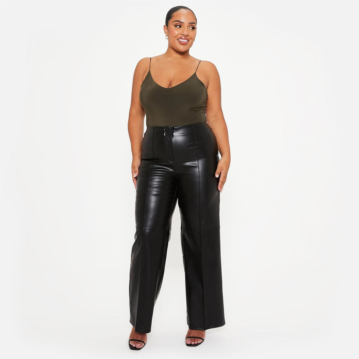 I Saw It First Double Layered Cami Slinky Bodysuit