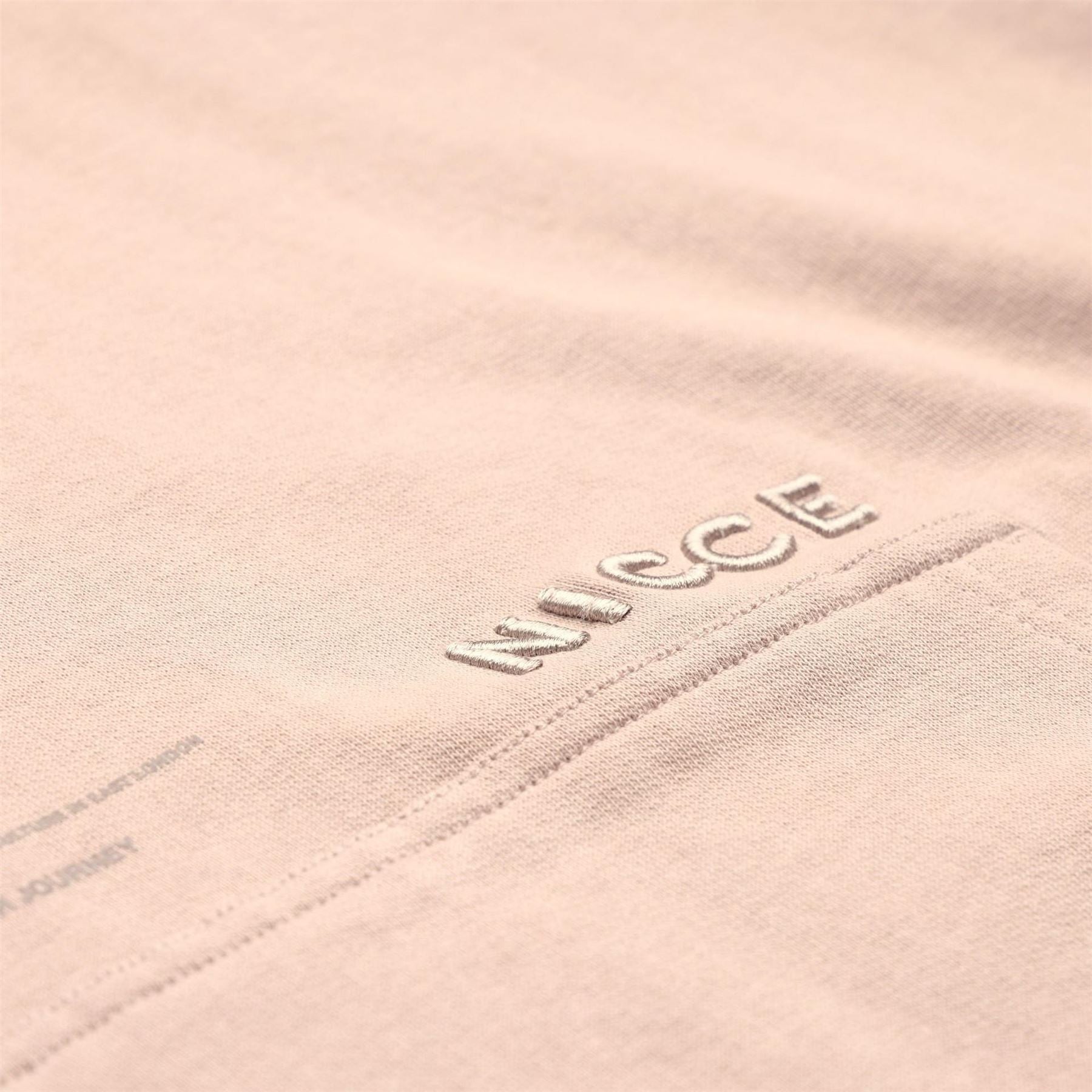 Nicce Embroidered Hooded Neck Long Sleeve Sweatshirt