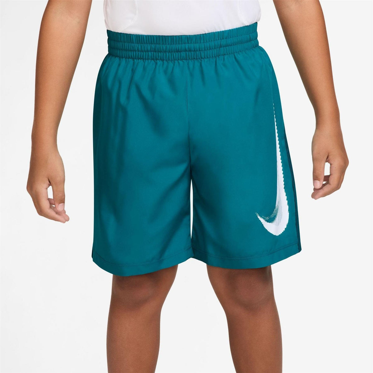 Nike Logo Print Bermuda Shorts with Elasticated Waistband