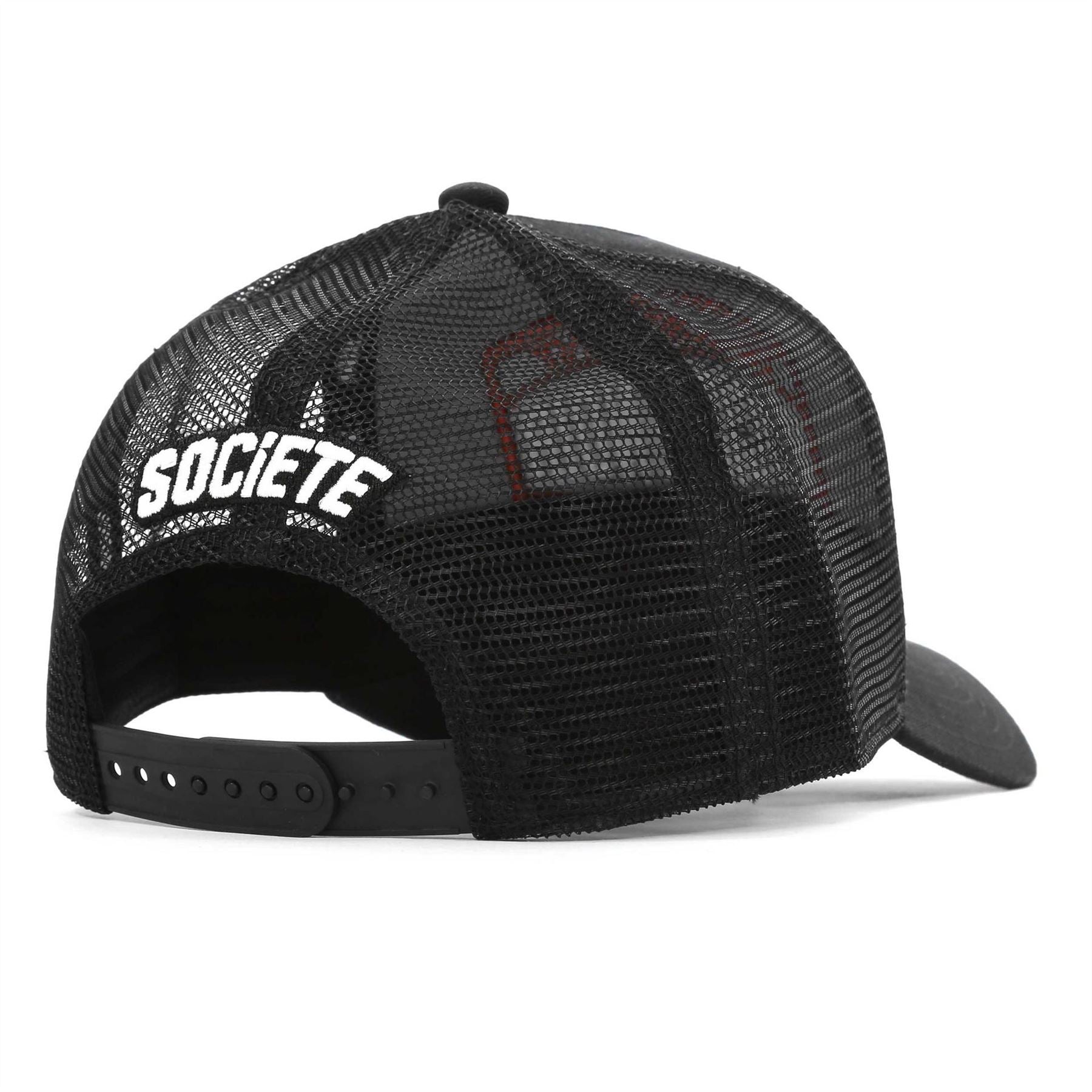 Societe Noir Marais Lettering Trucker Cap