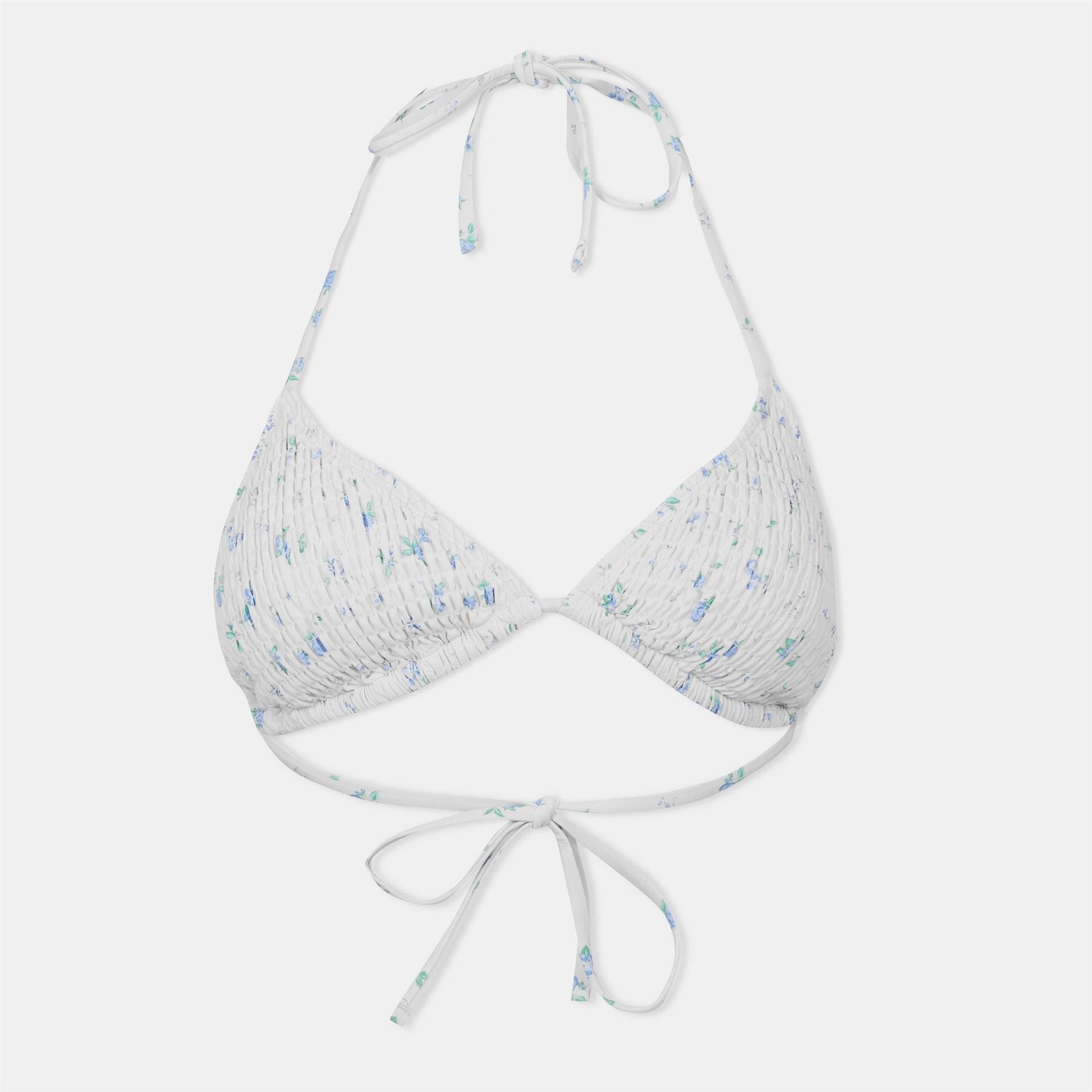 Jack Wills Shirred Triangle Bikini Top