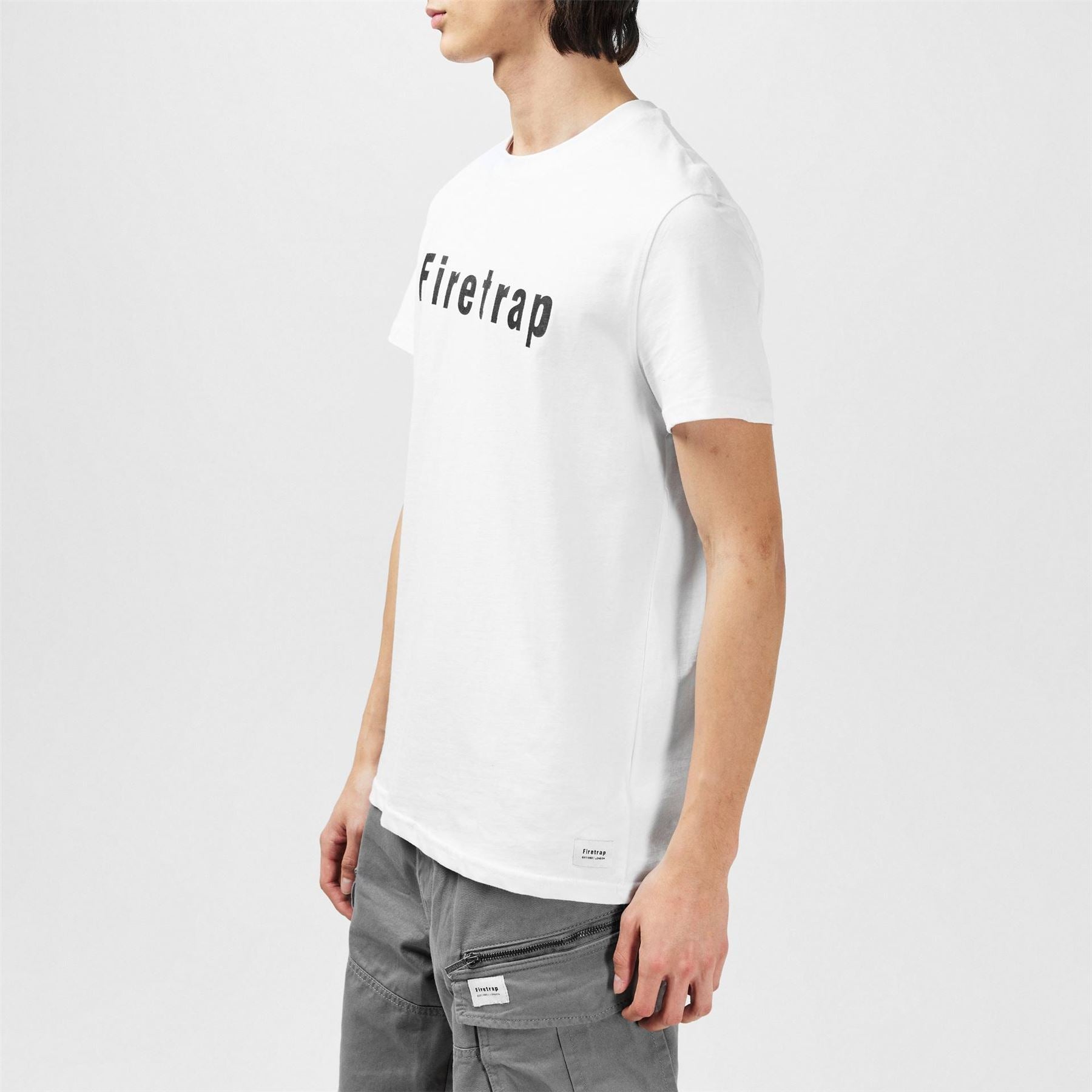 Firetrap Mens Large Logo T-Shirt
