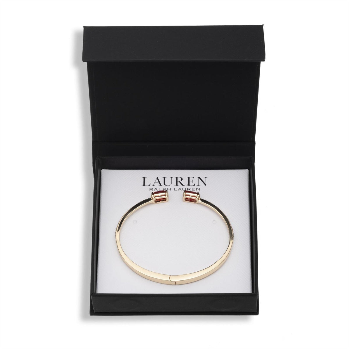 Lauren by Ralph Lauren Ralph Lauren Boxed Pave Cuff Bangle