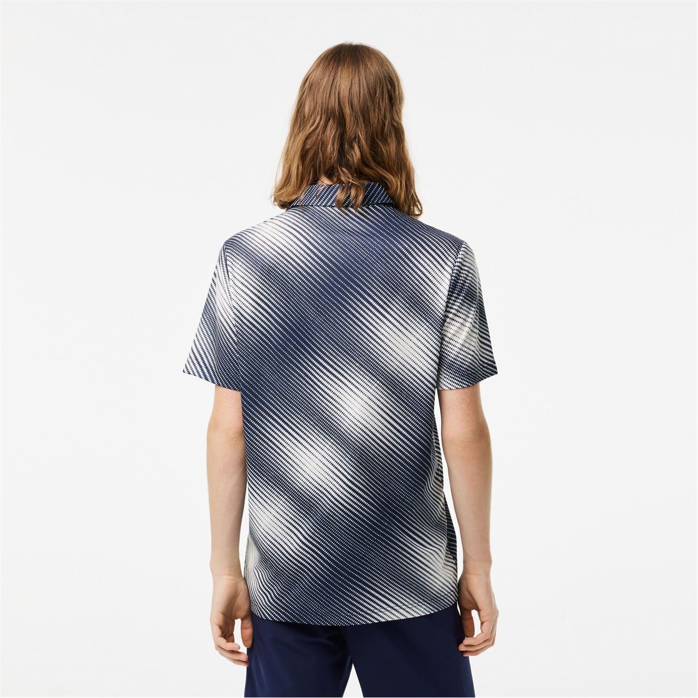Lacoste Regular Fit Crocodile Print Polo Shirt