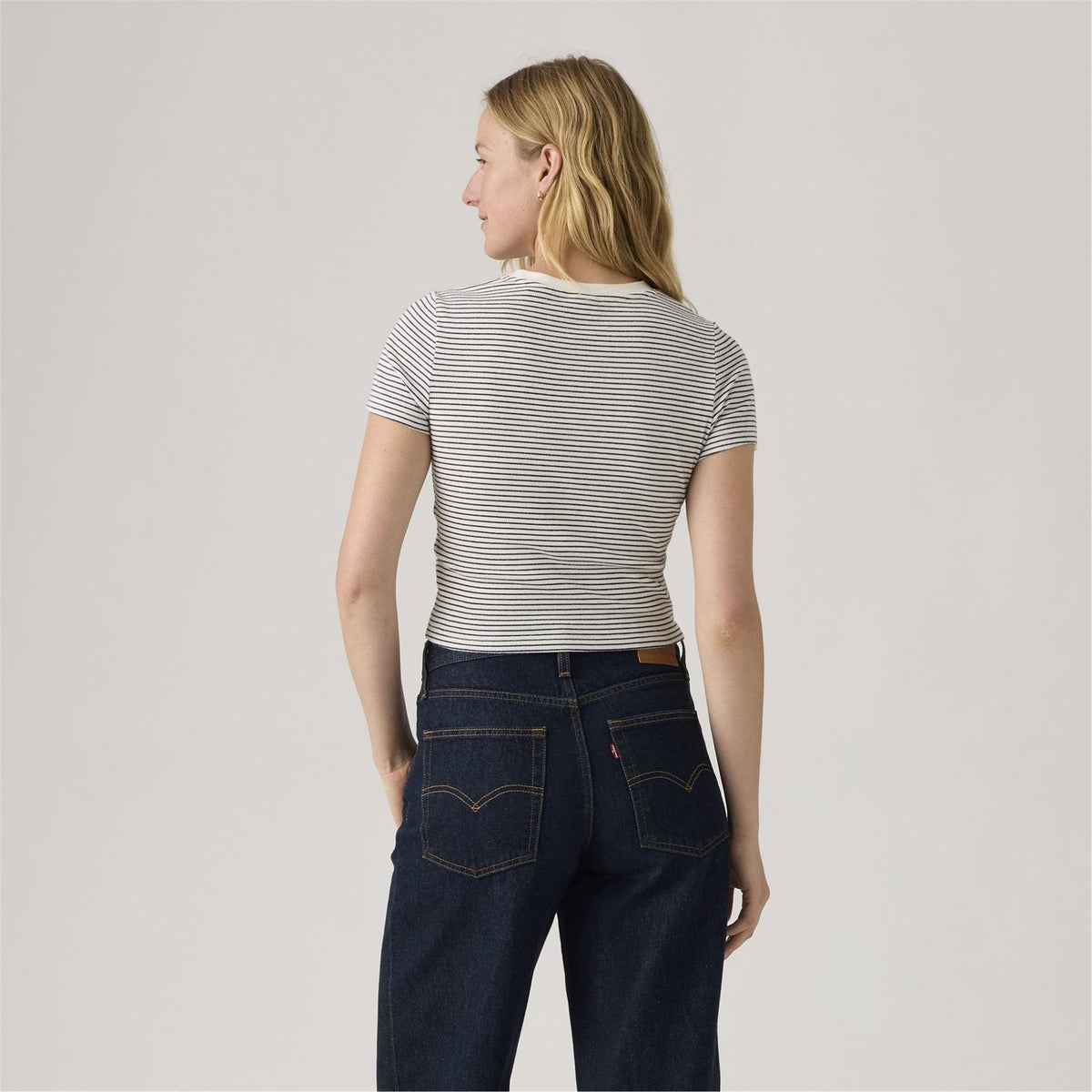 Levis Bold Logo Crew Neck Short Sleeve Jersey T-Shirt