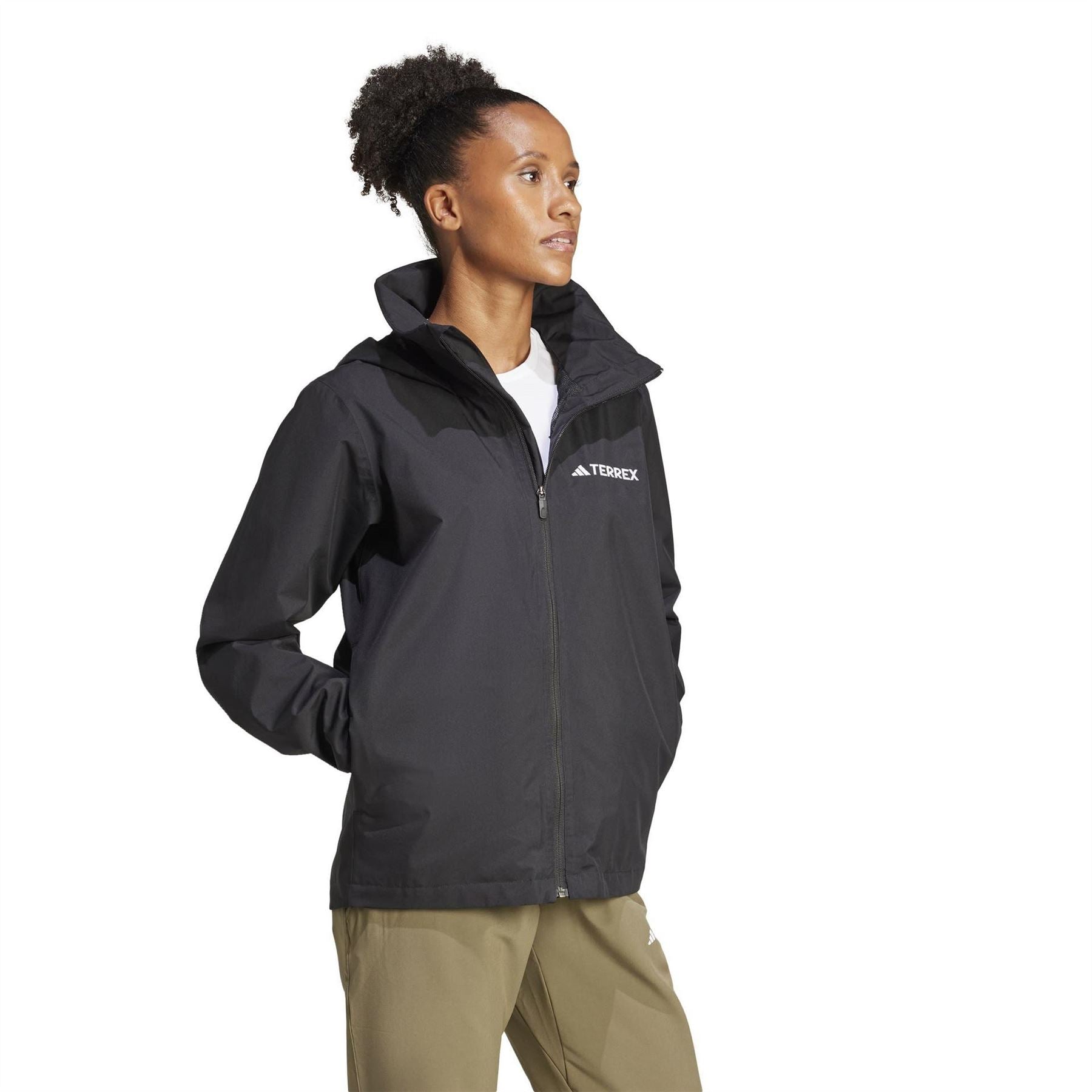 adidas Womens Multi Essentials 2l Rain Jacket