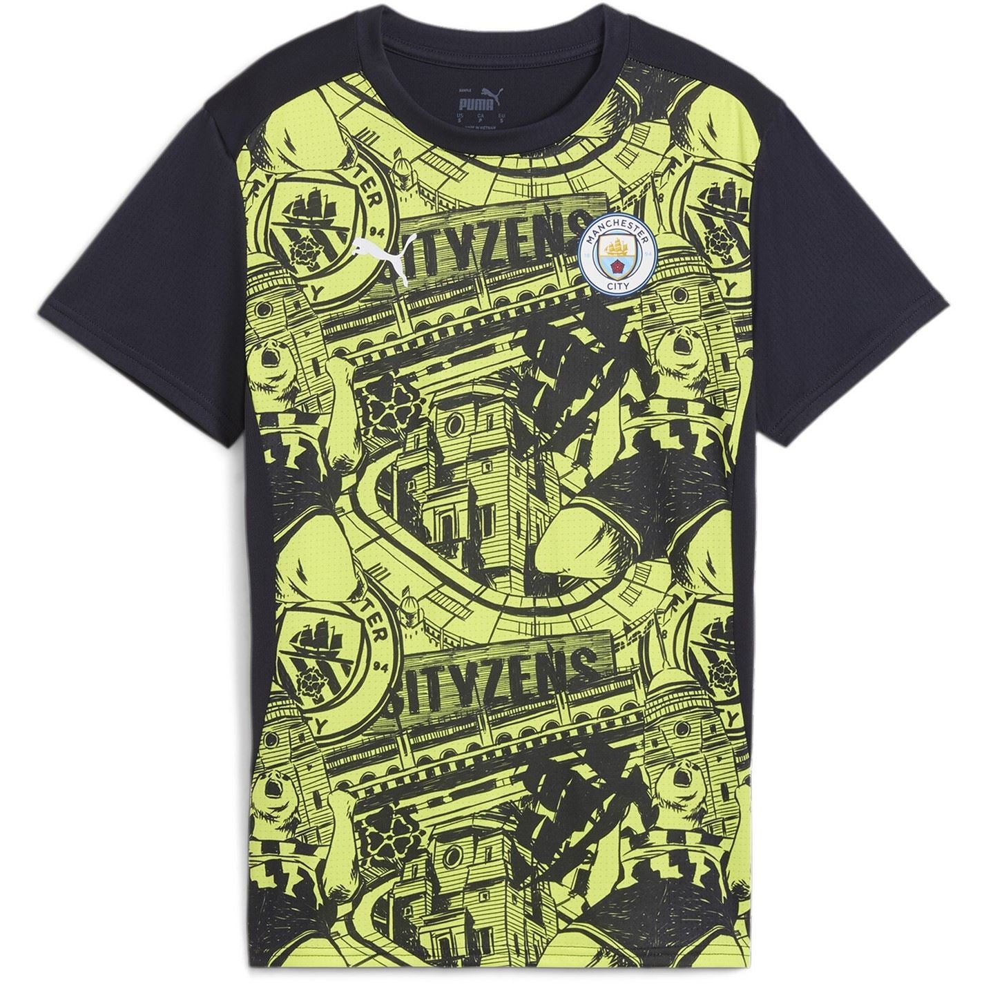 Puma Womens Manchester City Fc Pre Match Shirt 2024 2025