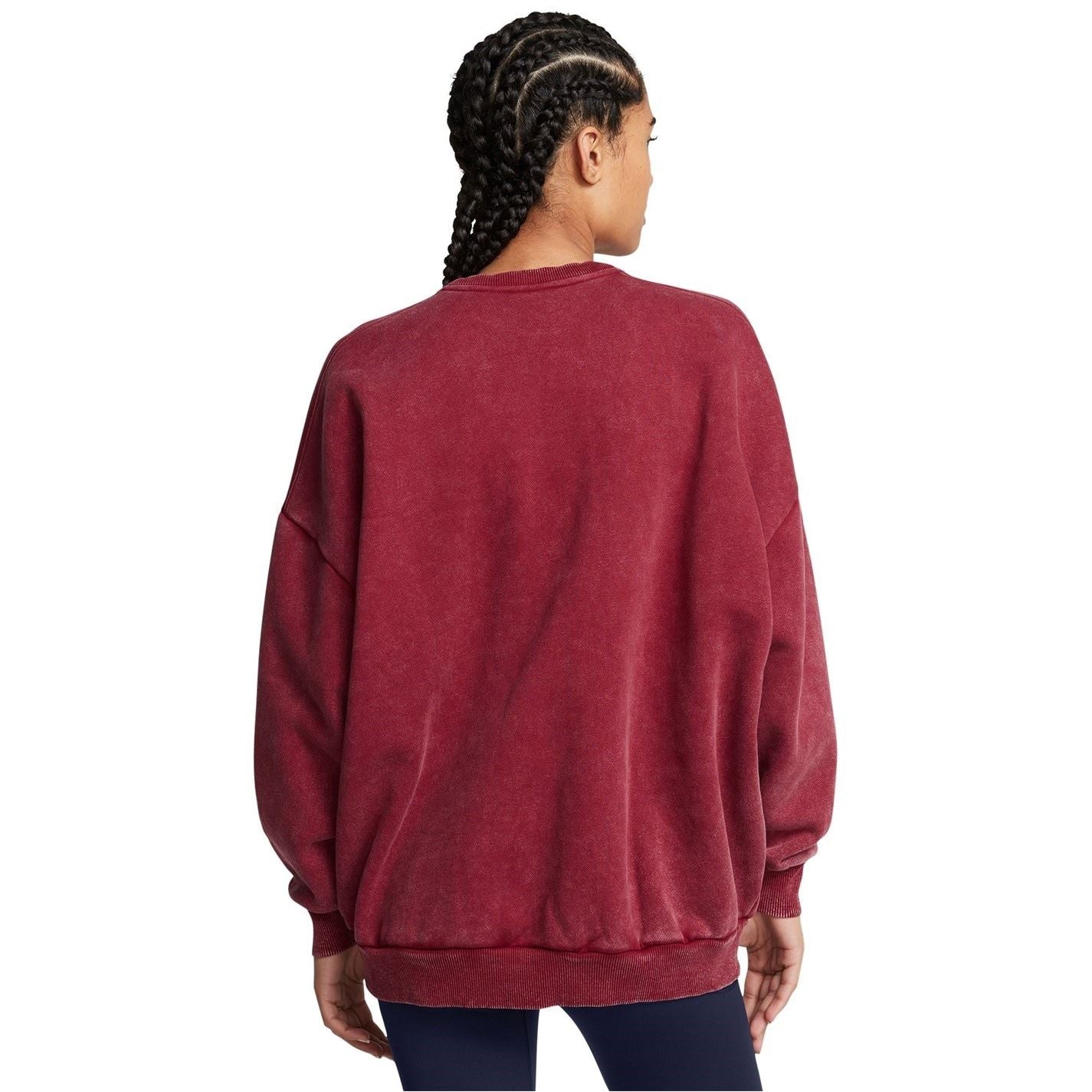 Under Armour Icon Crew Neck Ribbed Collar Long Sleeve Sweatshirt