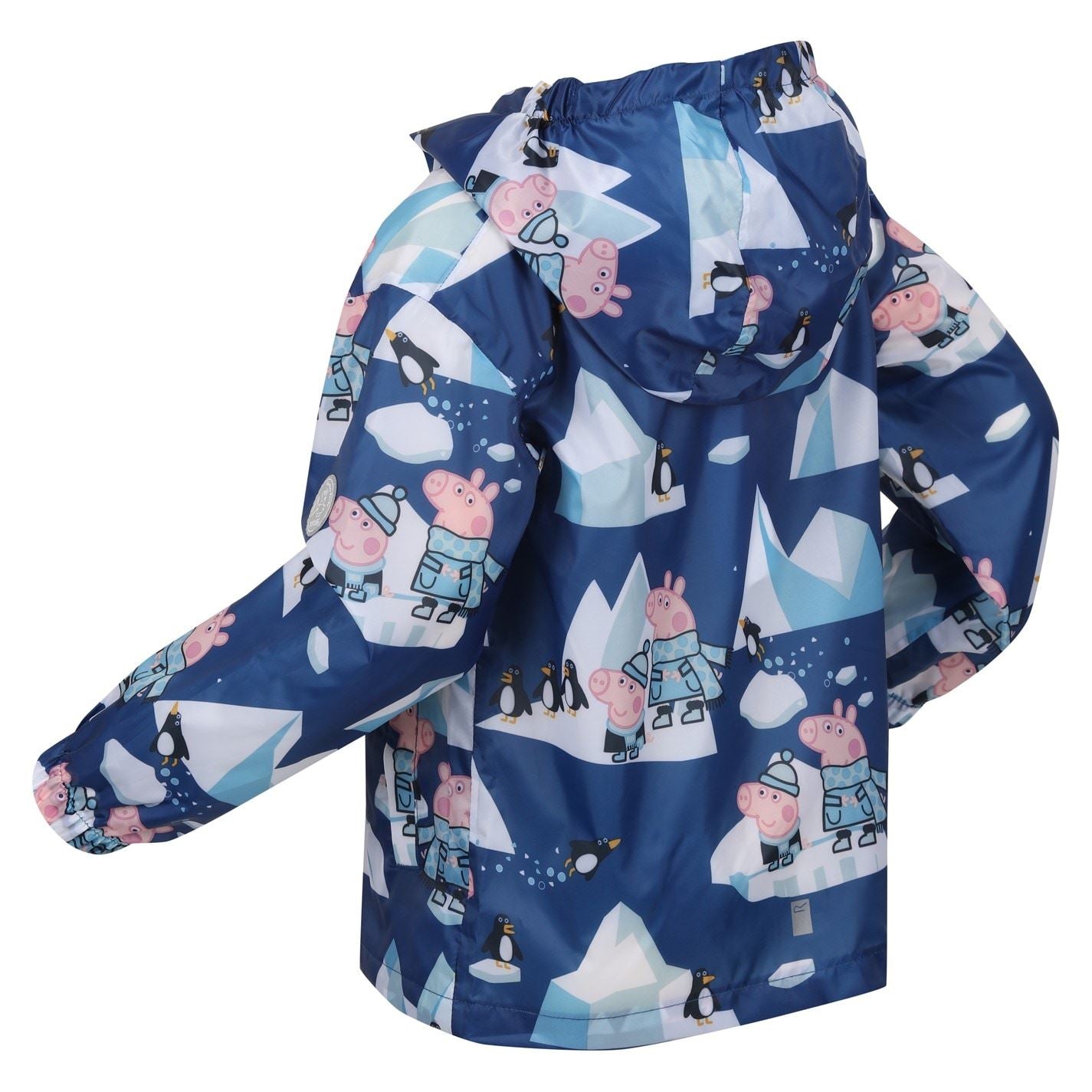 Regatta Pepa Hooded Rain Jacket with Elasticated Cuff