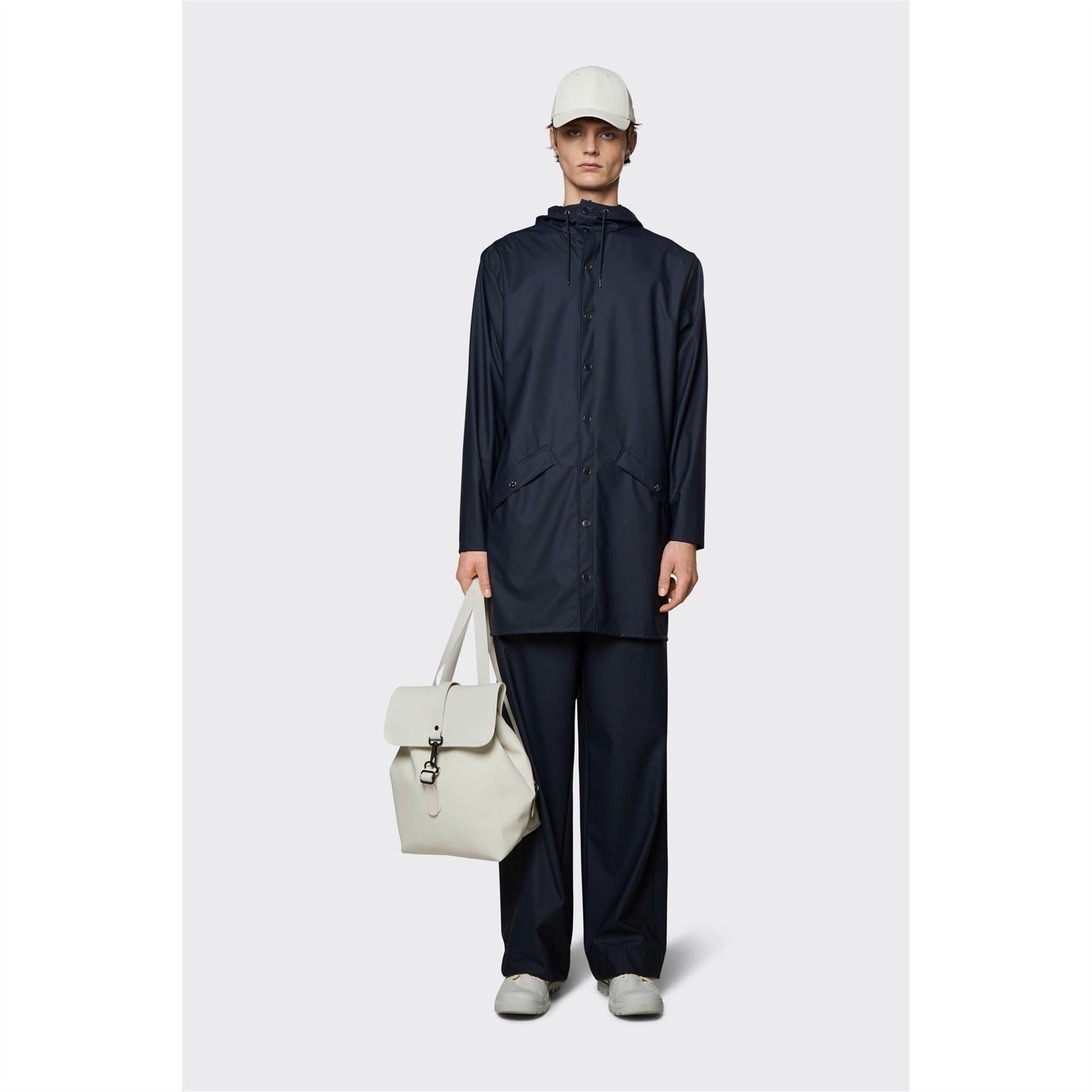 Rains Adults Waterproof Hooded Long Sleeve Rain Anorak