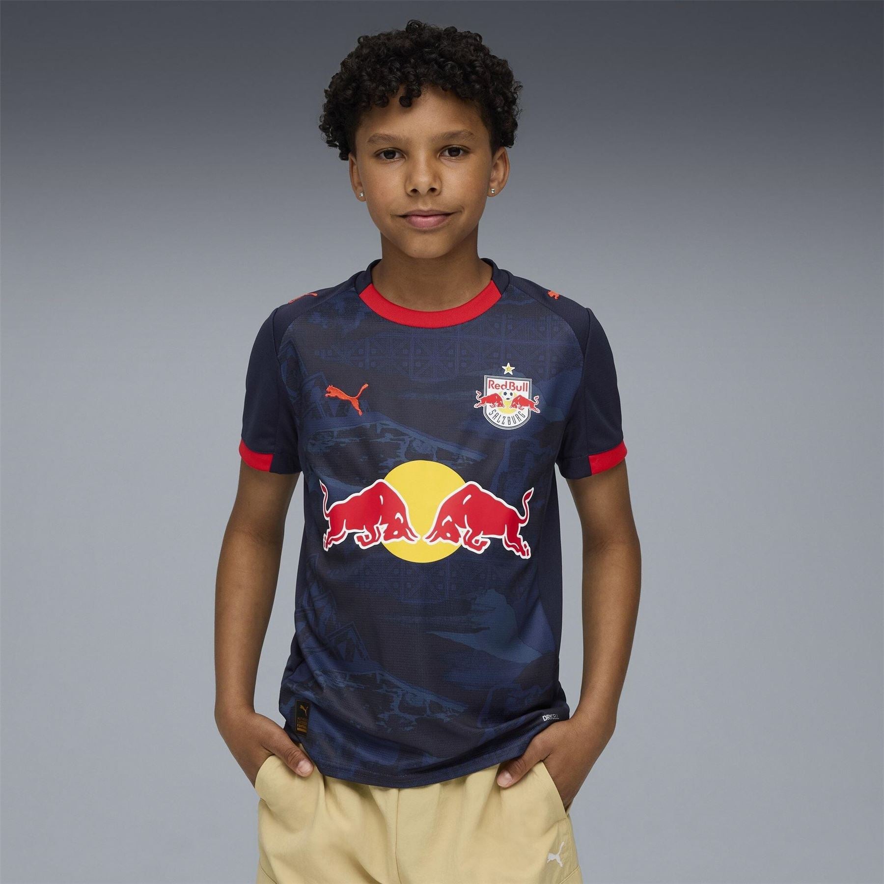 Puma Rb Salzburg Away Shirt 2025 2026 Juniors