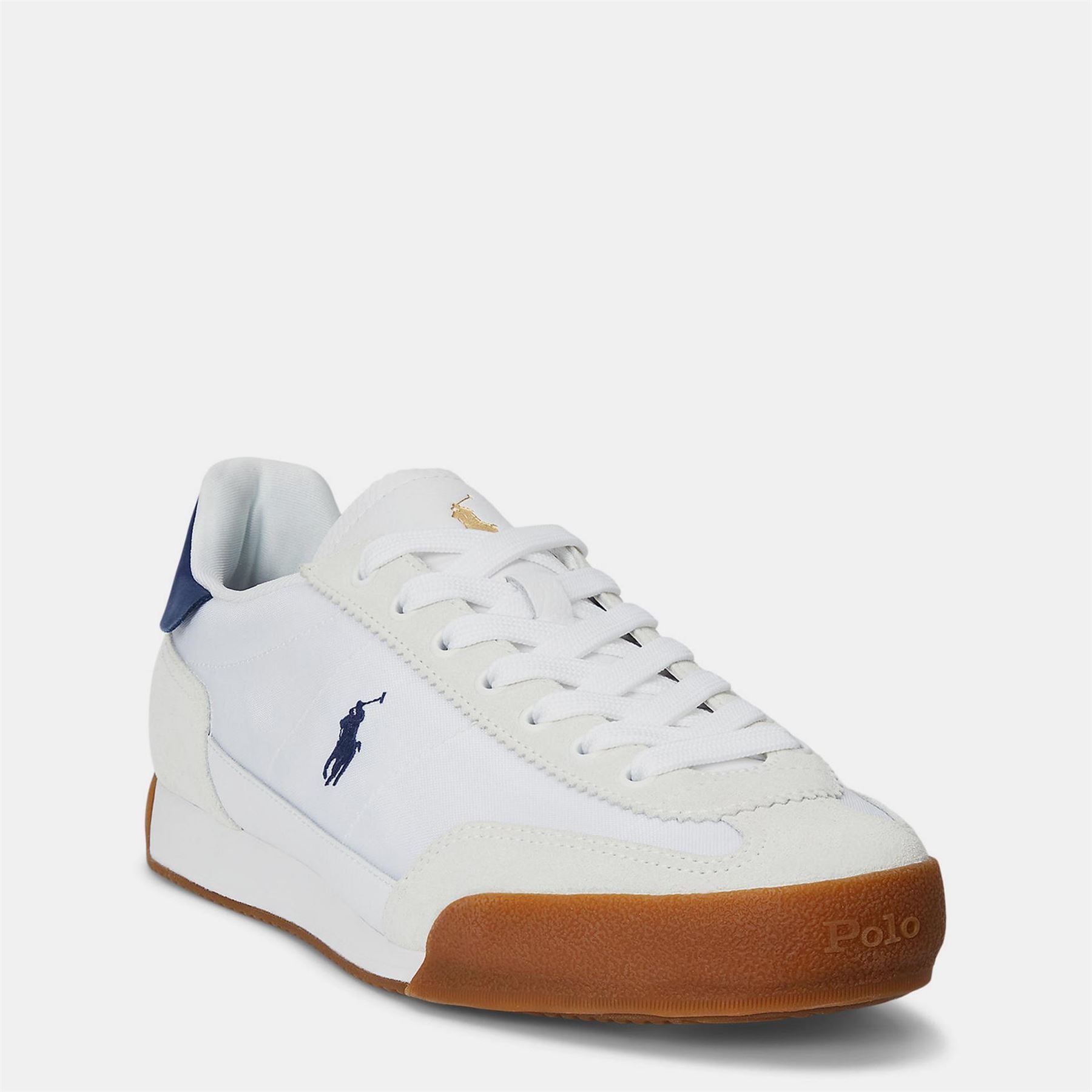 Polo Ralph Lauren Round Toe Flat Heel Trainers