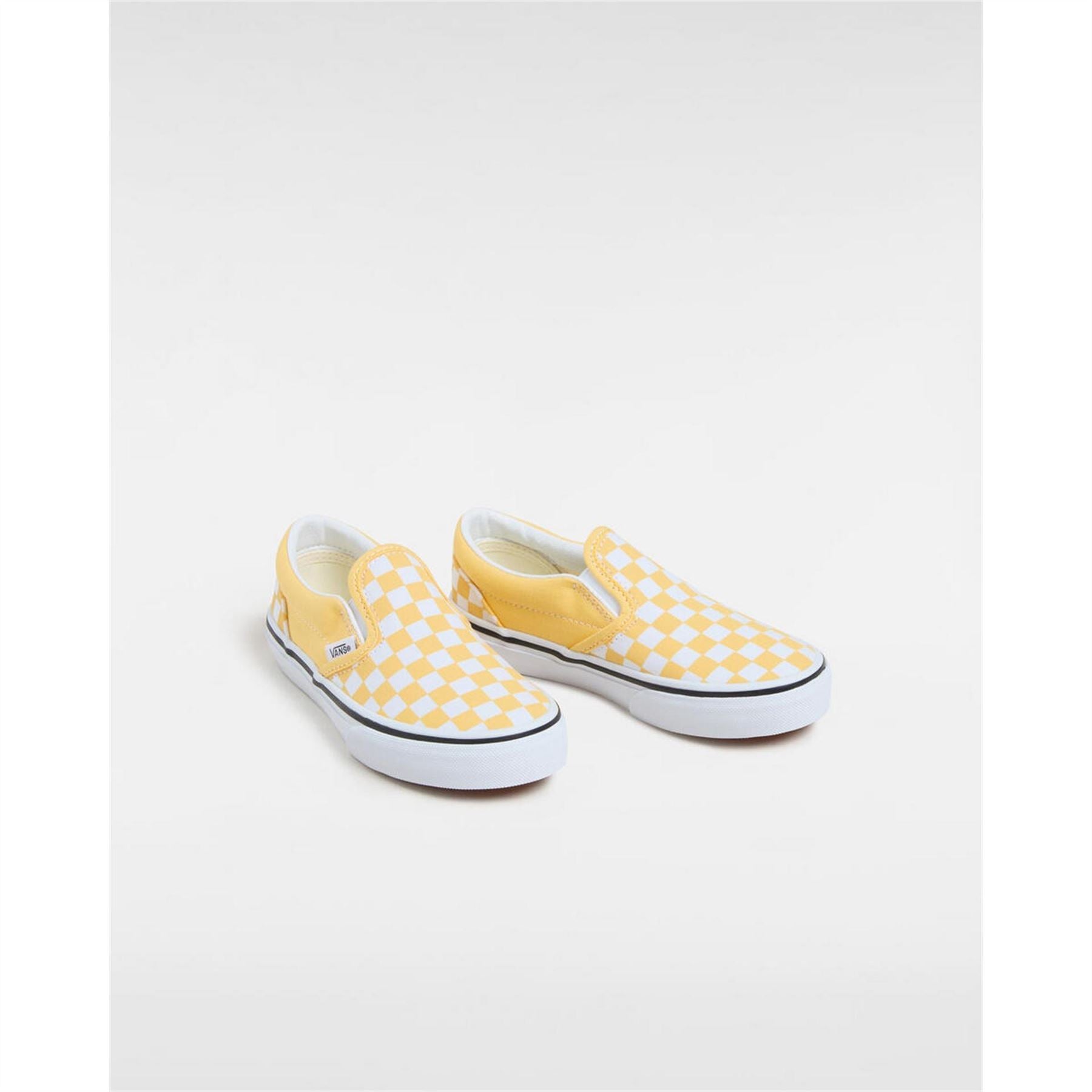 Vans Kids Classic Color Theory Checker Canvasas Slip On Trainers