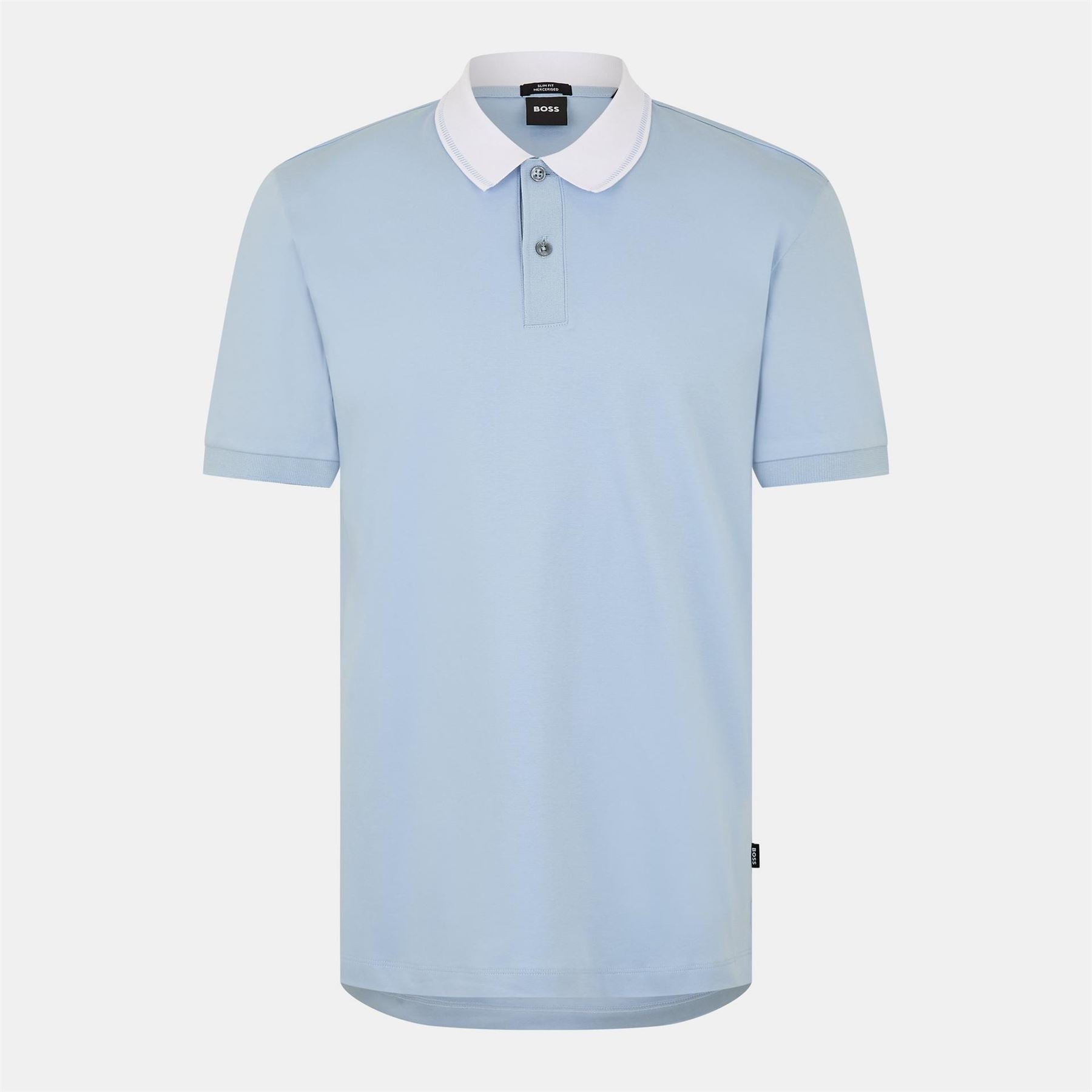 Boss Phillipson Cotton Short Sleeve Slim Fit Polo Shirt