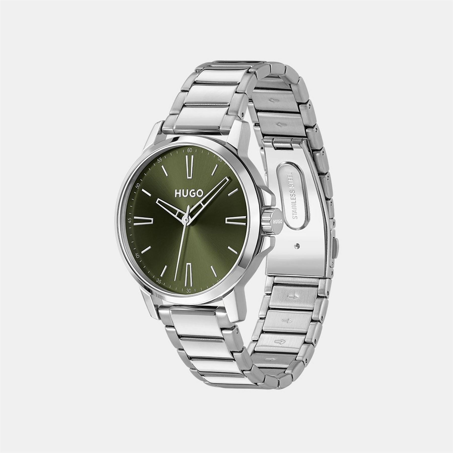 Hugo HUGO #SMOOTH Stainless Steel Bracelet Watch