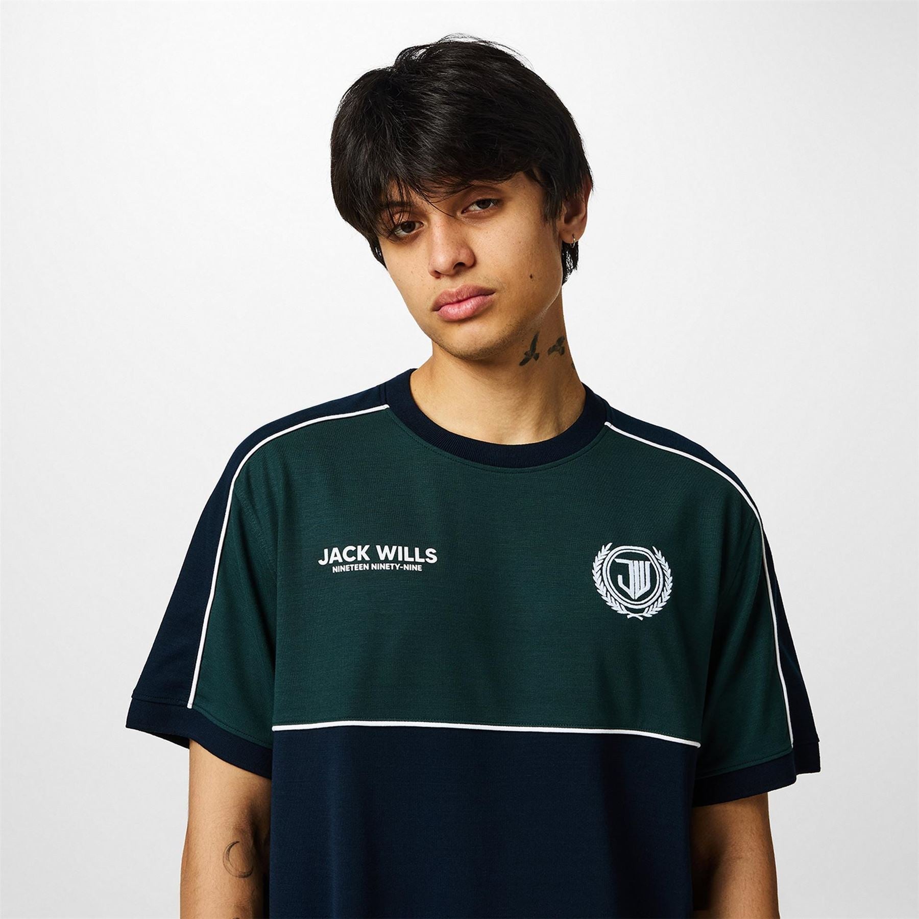 Jack Wills C And S Crew Neck Regular Fit T-Shirt