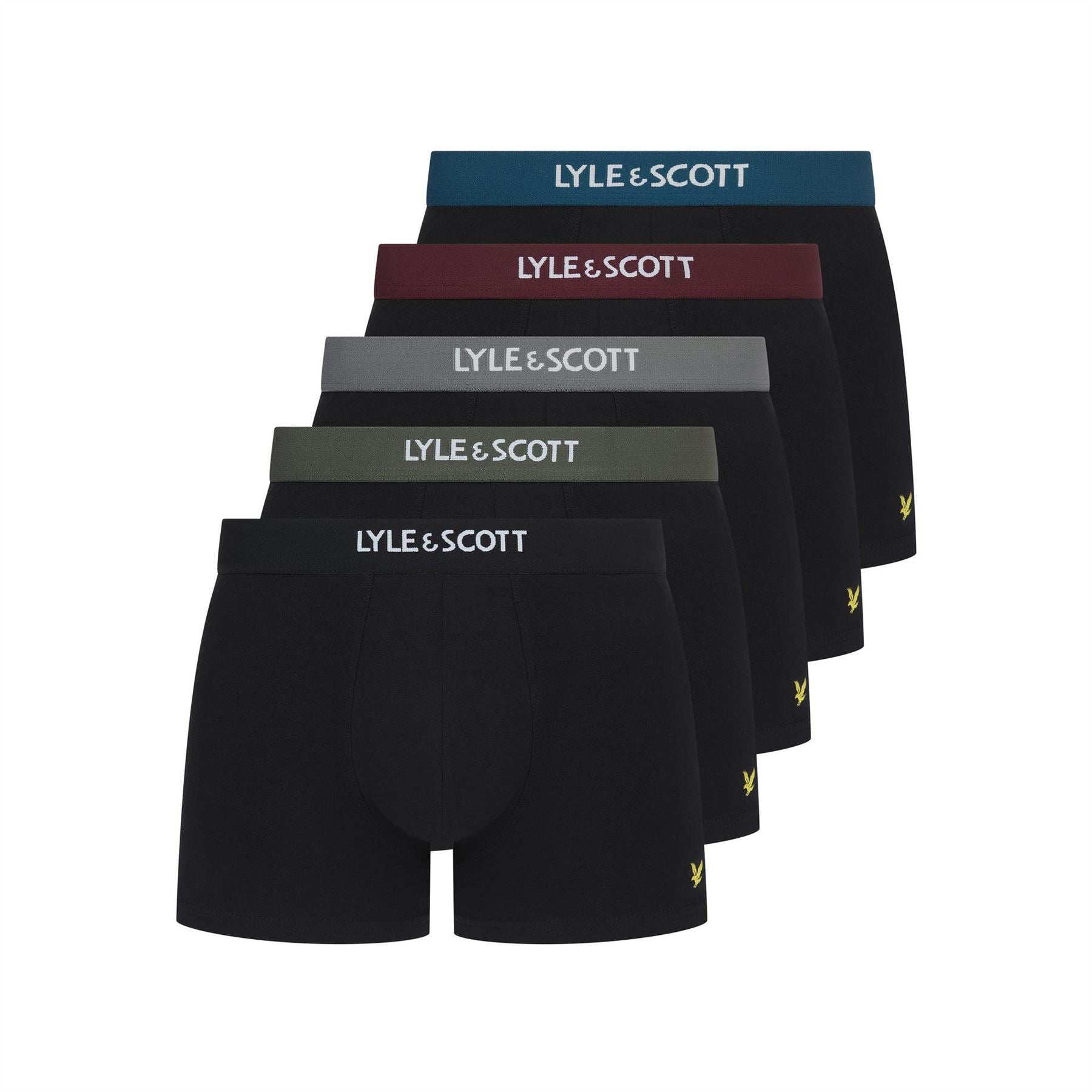 Lyle and Scott  And  Scott Henrick 5 Pack Underwear Trunks