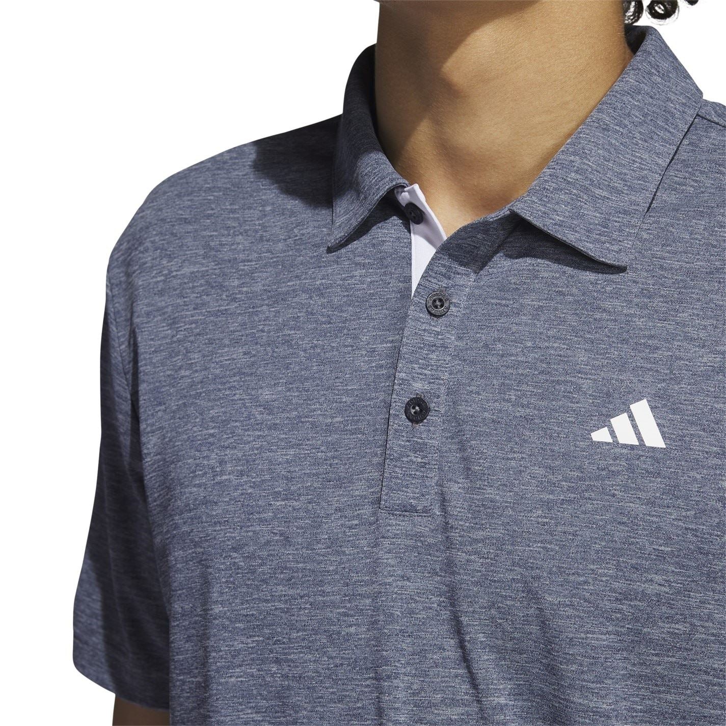 adidas Mens Heather Polo Shirt