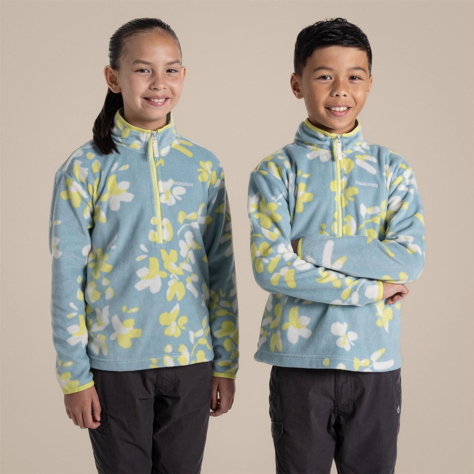 Craghoppers Kids Bachas Quarter Zip Fleece