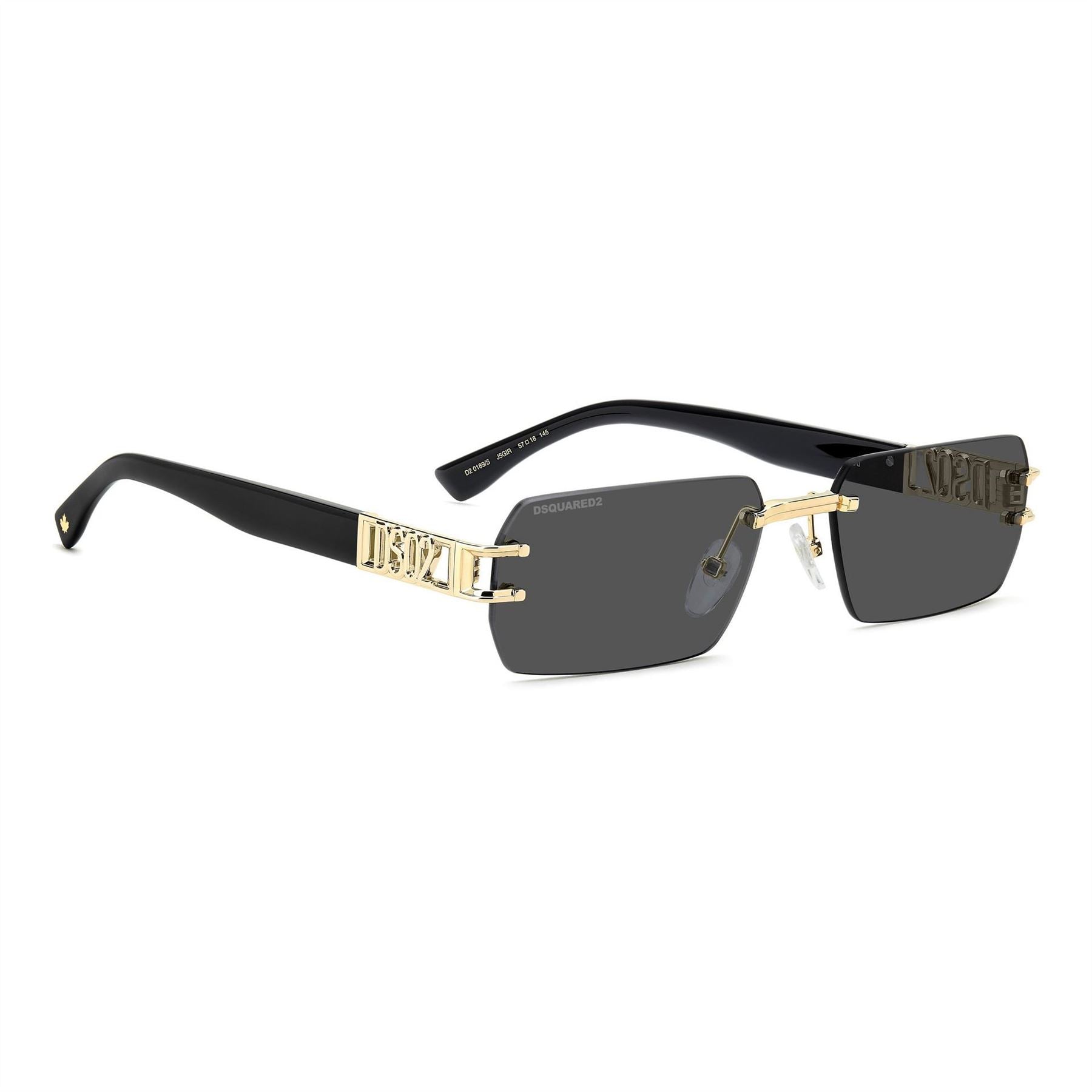 DSquared2 Rimless Sun Rectangle Sunglasses
