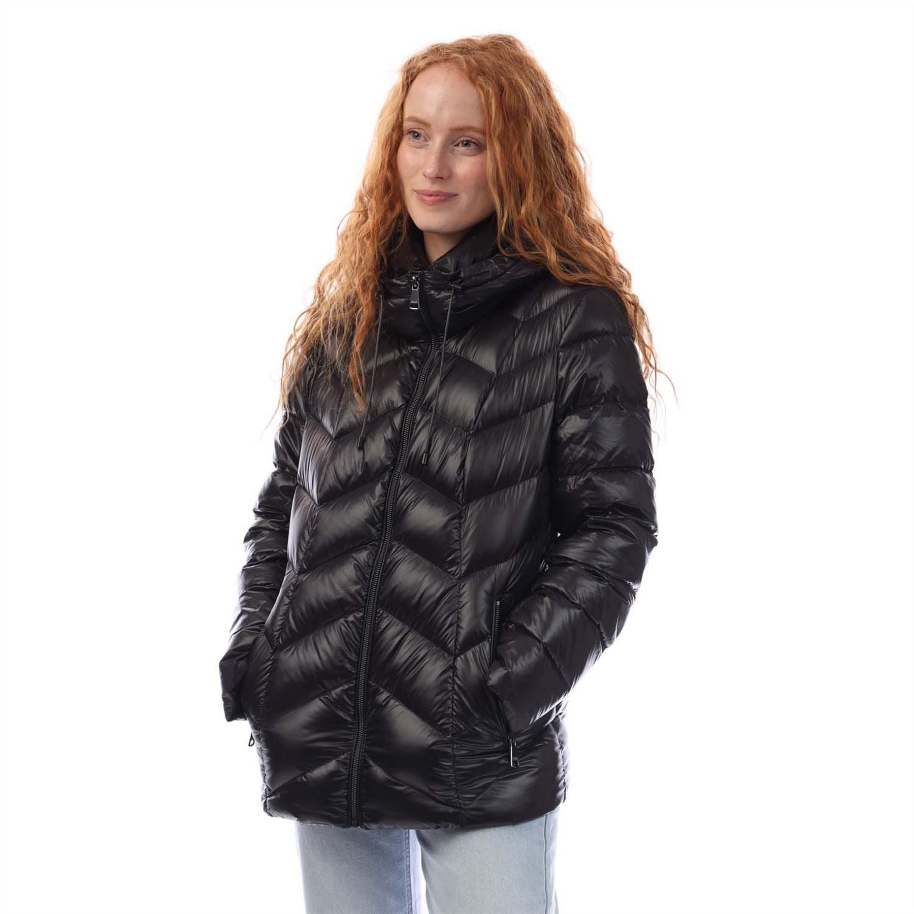 DKNY Front Down Filled Jacket