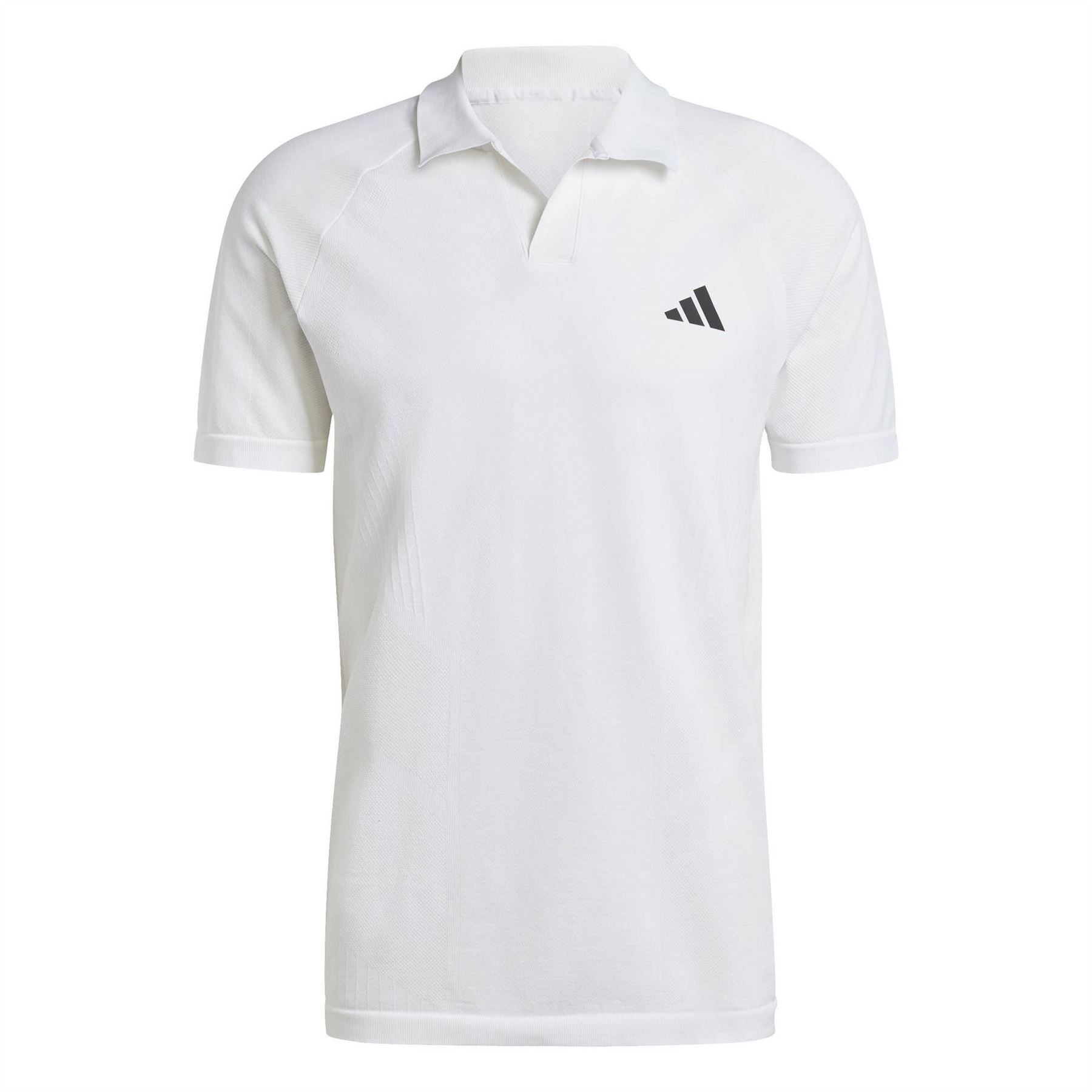 adidas Mens Tennis Pro Seamless Aeroready Freelift Polo Shirt