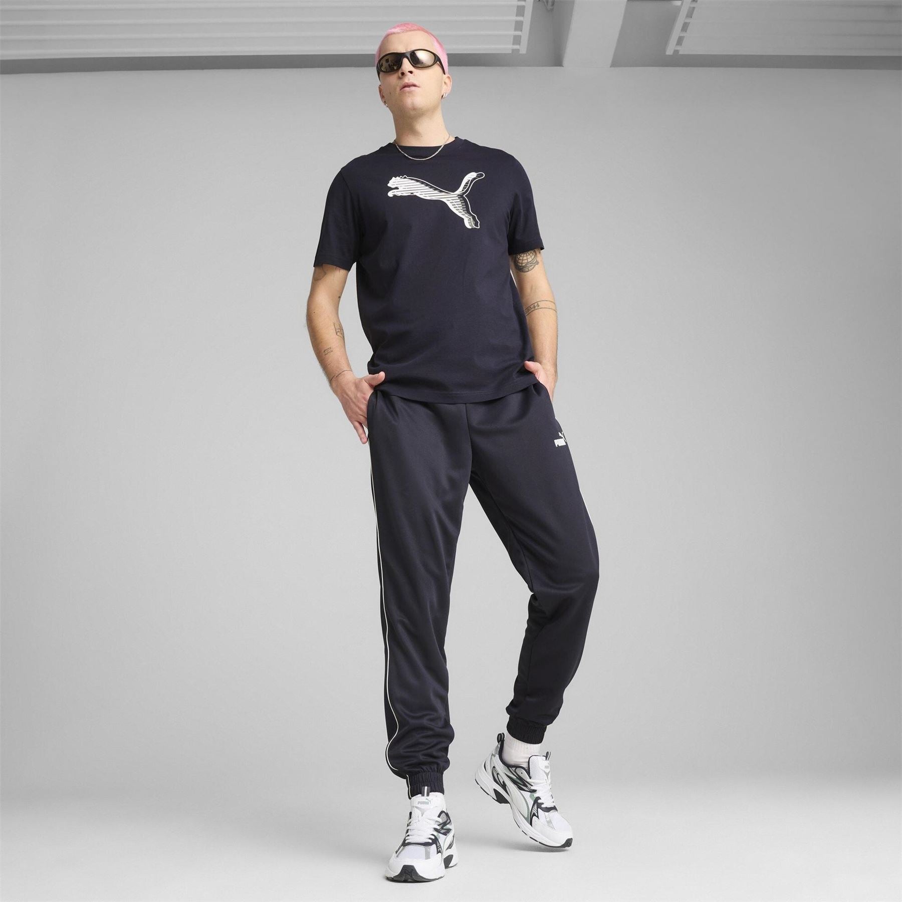 Puma CL Side Stripes Regular Fit Joggers