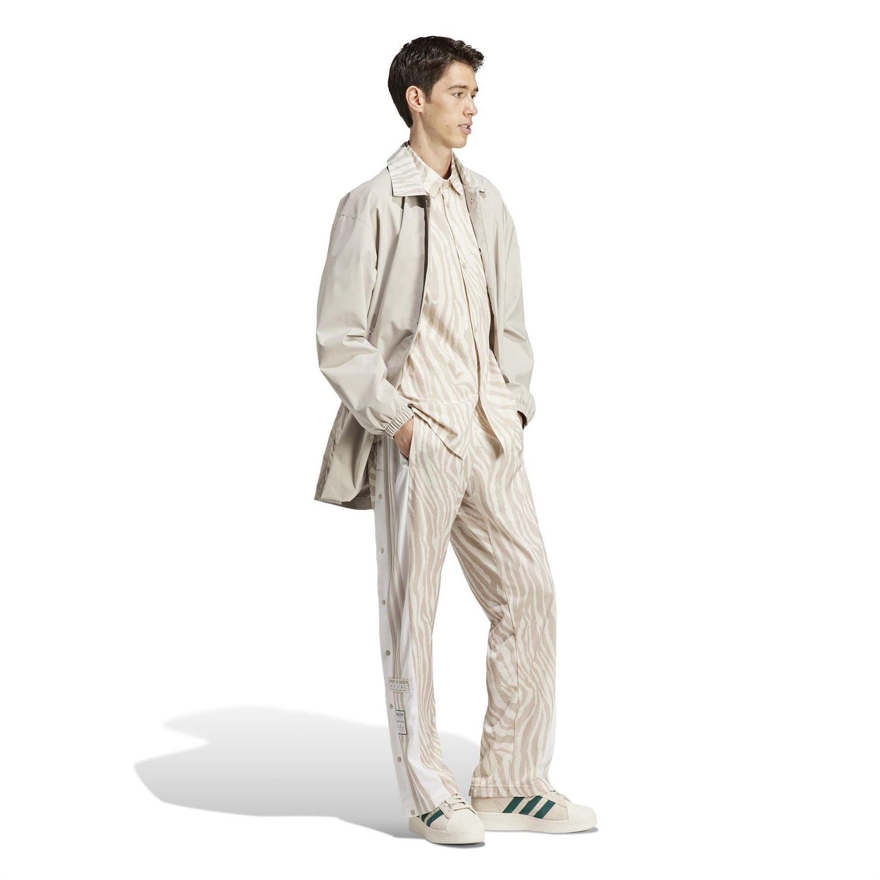 adidas Animal All Over Print Short Sleeve Shirt