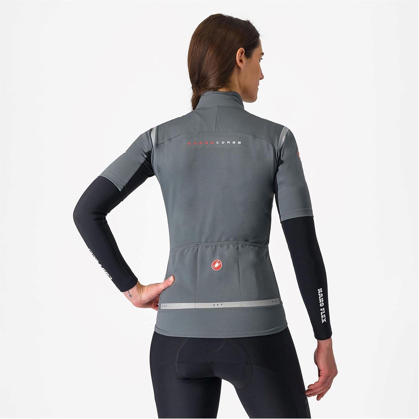 Castelli Womens Gabba Short Sleeve Zip Up Jersey Top