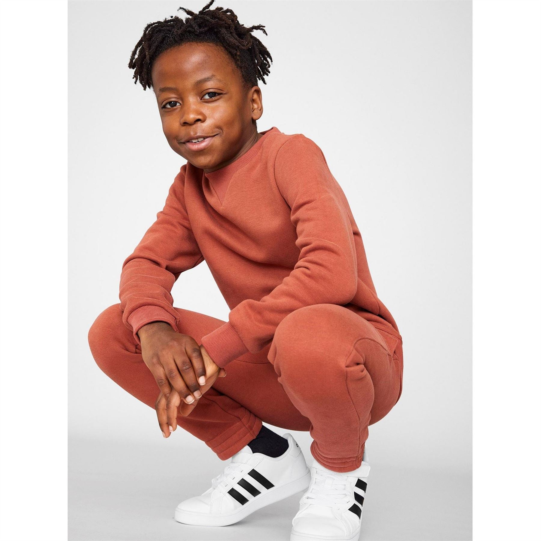 Name It Solid Patterned Slim Sweatpants