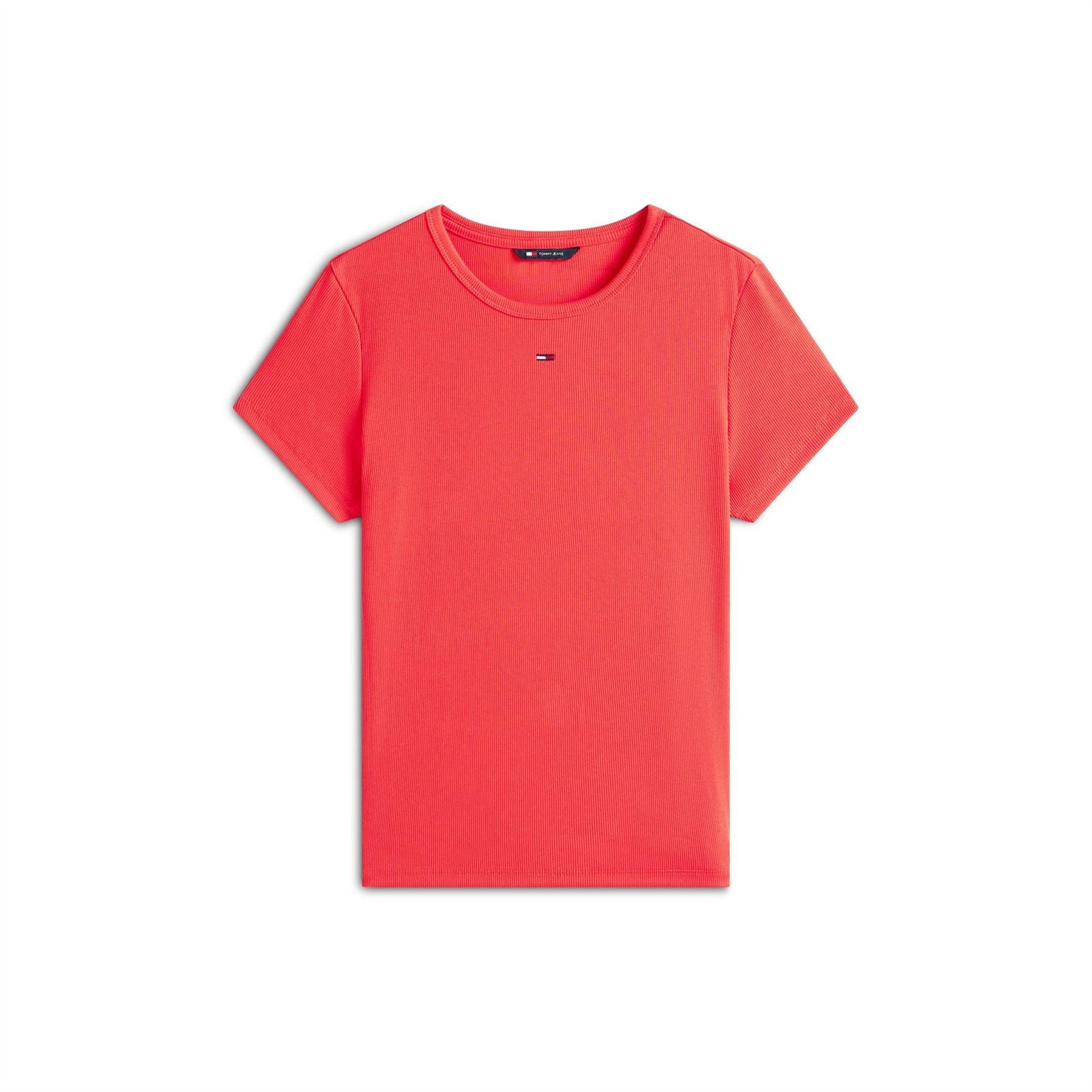 Tommy Jeans Slim Essential Rib Short Sleeve T-Shirt