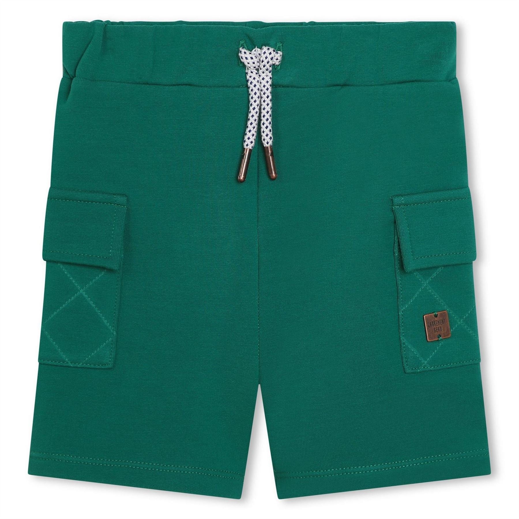 Carrement Beau Solid Patterned Relaxed Fit Bermuda Shorts