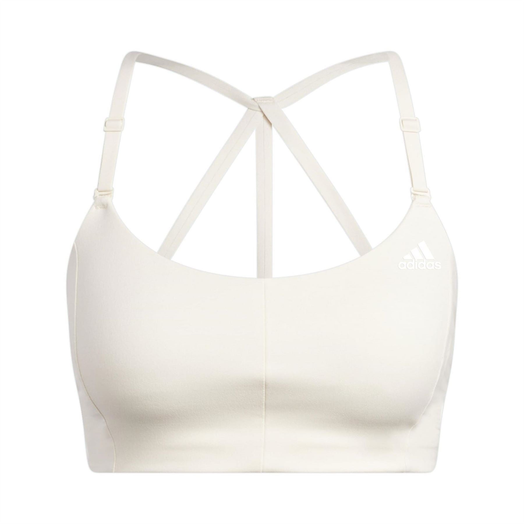 adidas Yoga 3s Cropped Scoop Neck Slim Fit Bra