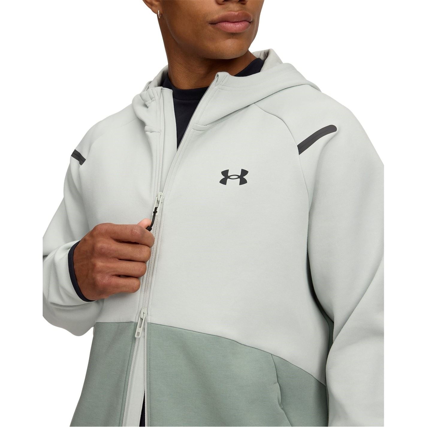 Under Armour Unstoppable Hooded Ribbed Cuff Sweat Jacket