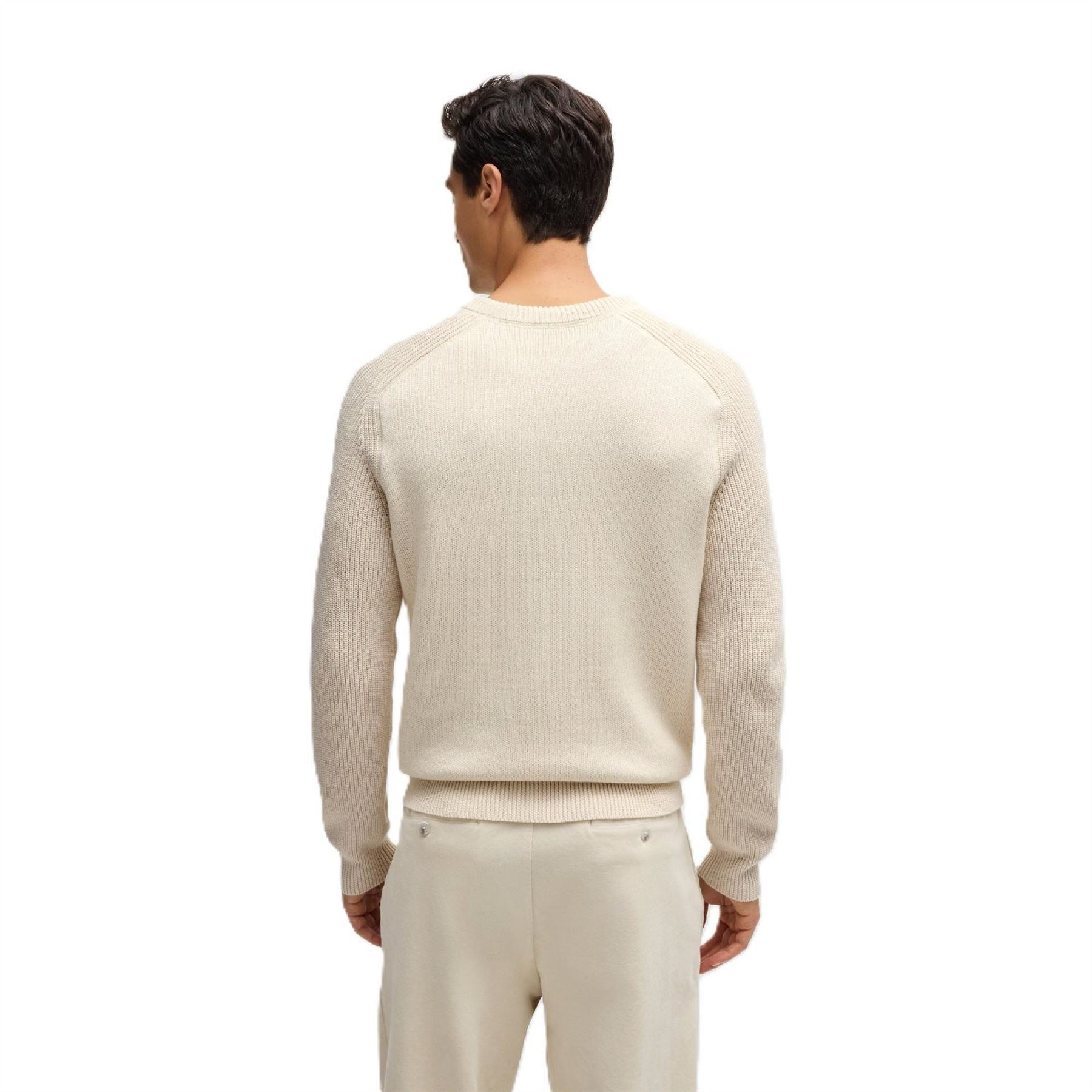 Boss Crew Neck Raglan Sleeve Sweater