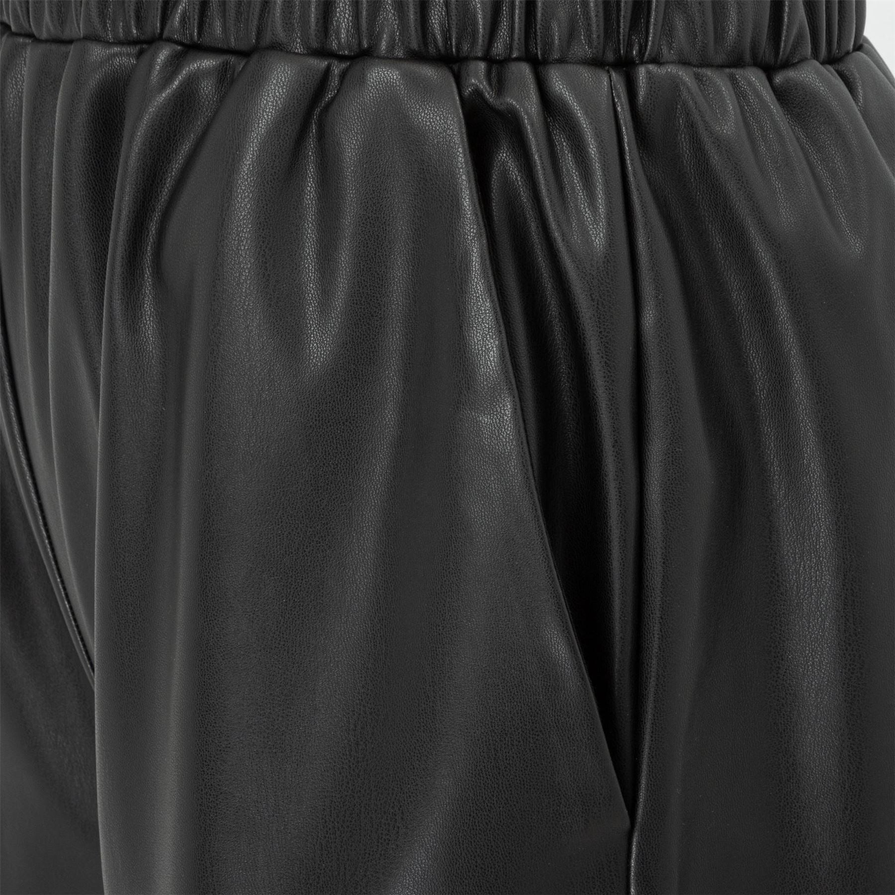 I Saw It First Solid Patterned Wide Leg Trousers