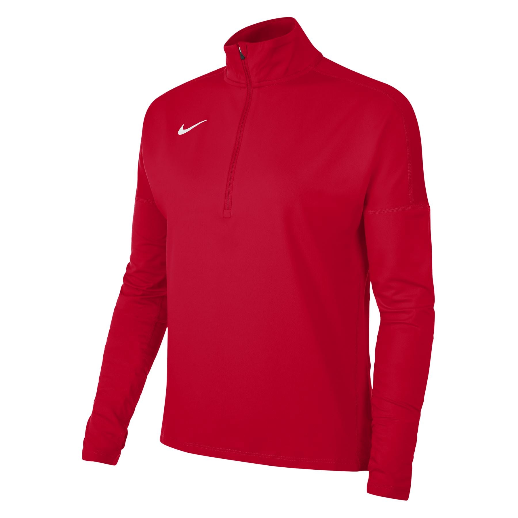Nike Front Zipper Pocket Funnel Neck Long Sleeve Athletic Top