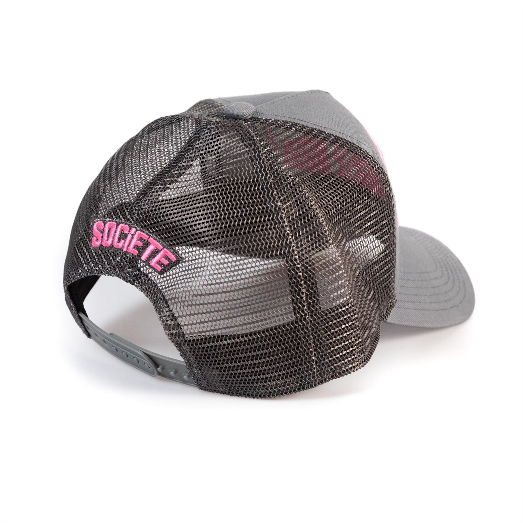 Societe Noir Logo Lettering Adjustable Trucker Cap
