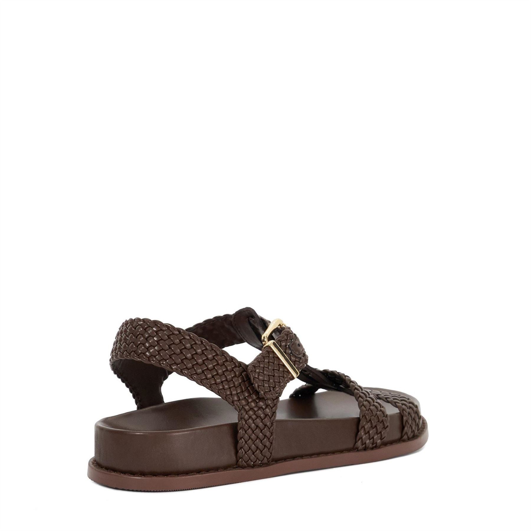 Dune London Lo Looking Open Toe Flat Gladiator Sandals