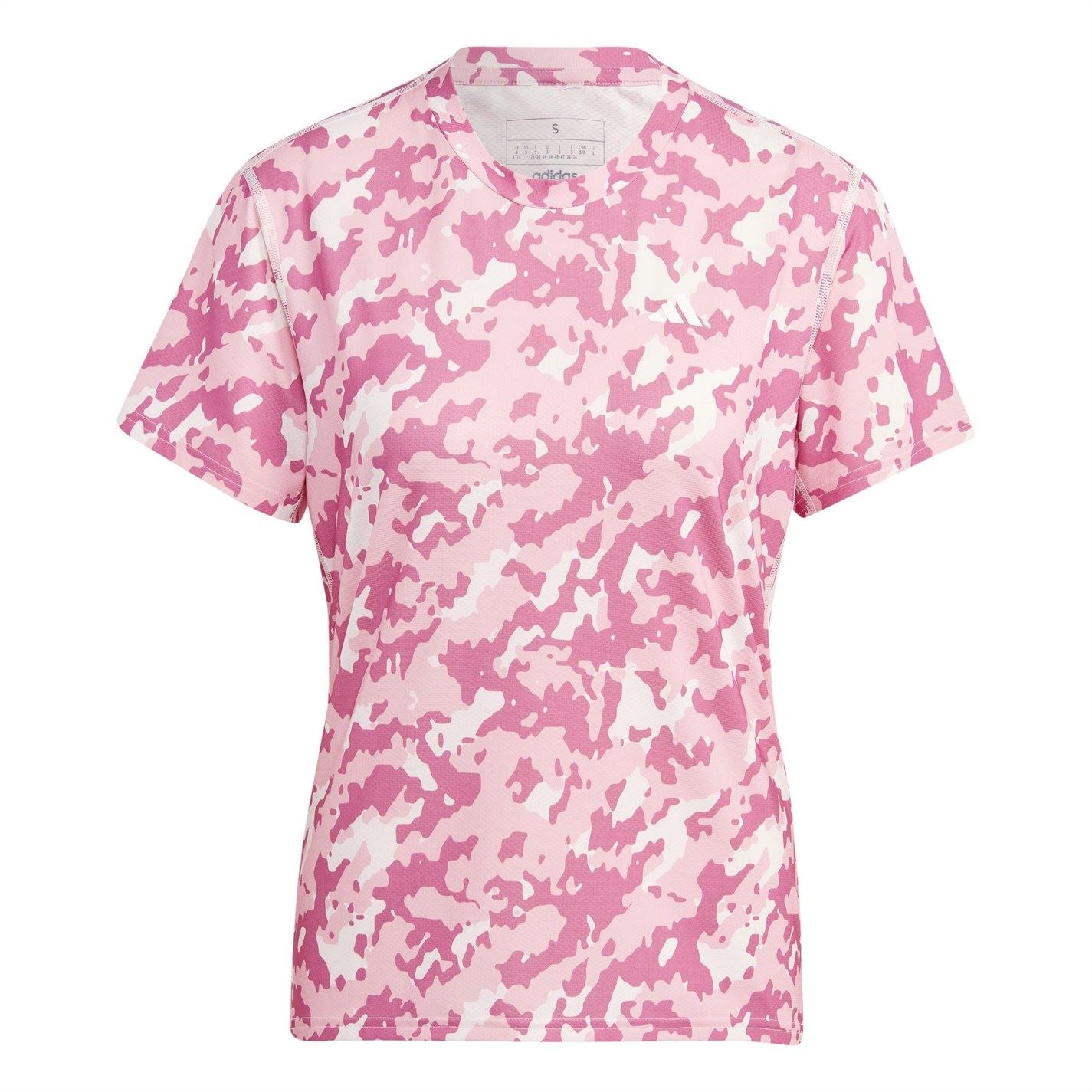 adidas Womens Camo Print T-Shirt