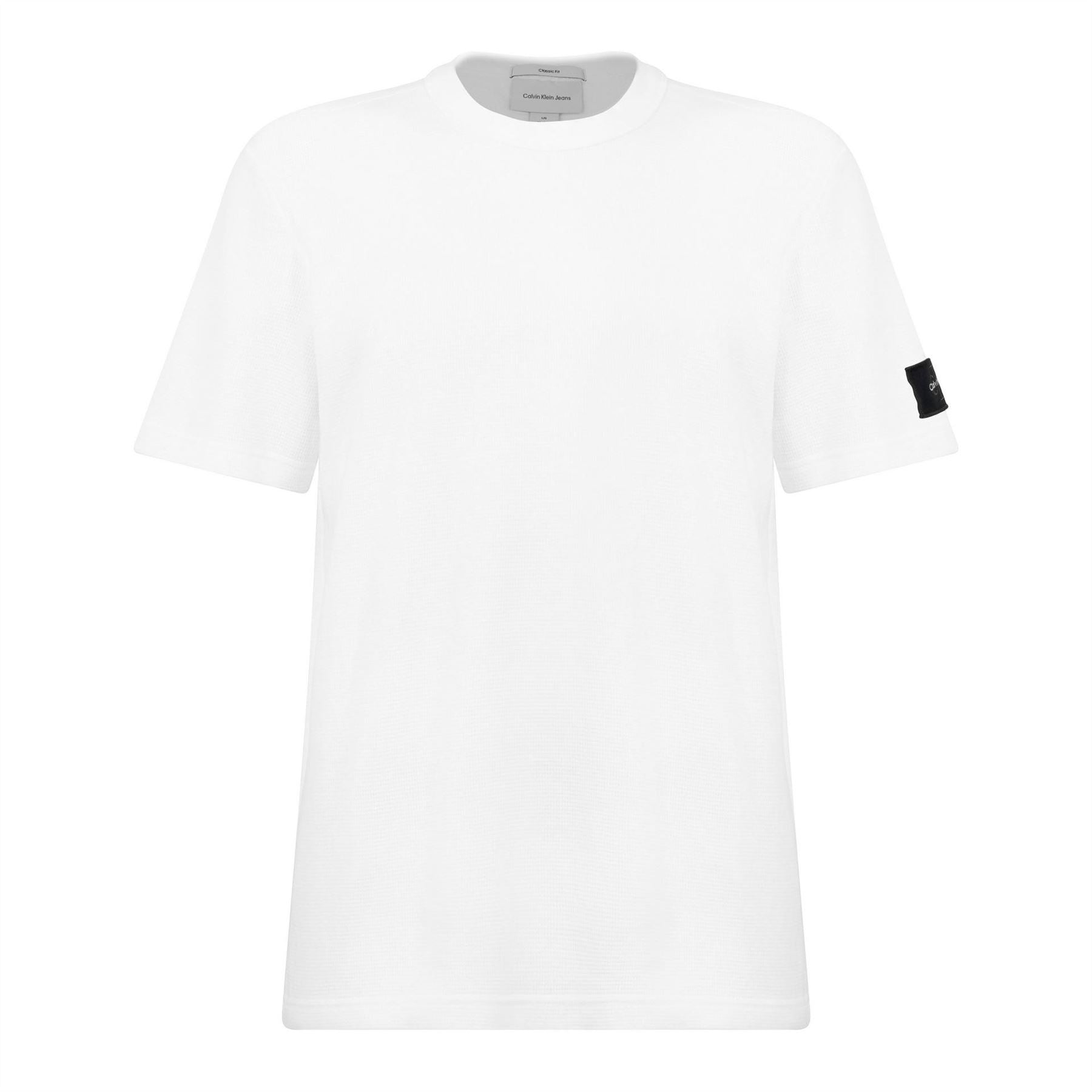 Calvin Klein Jeans Waffle Badge Cotton T-Shirt
