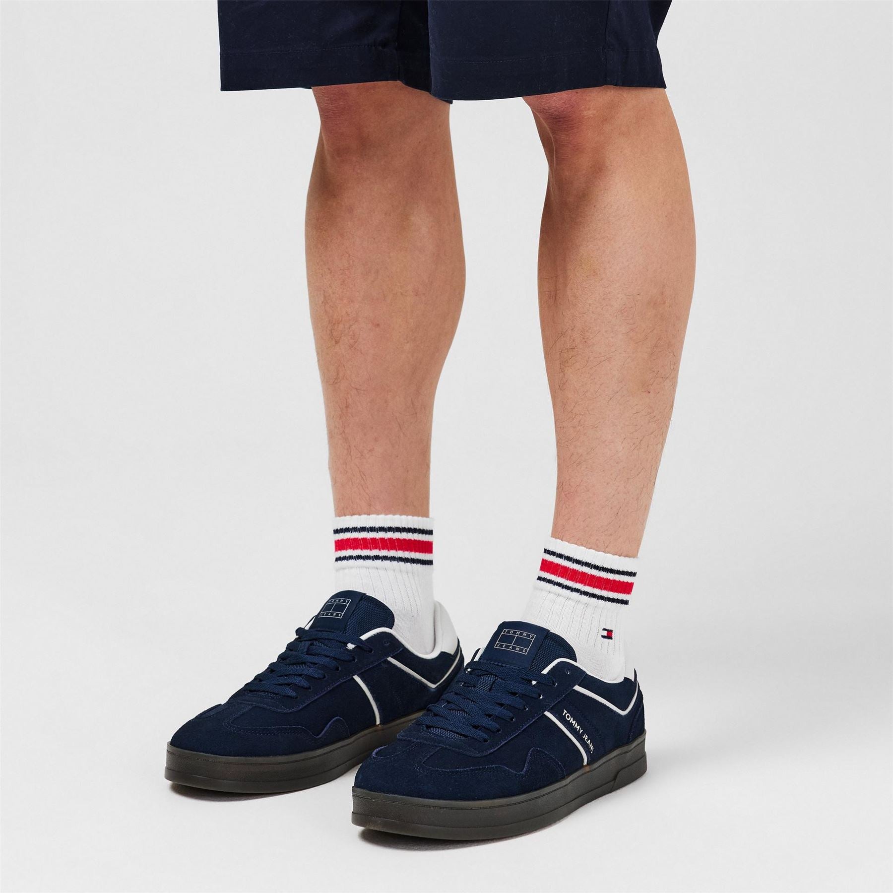Tommy Jeans Greenwich Suede Low Top Trainers